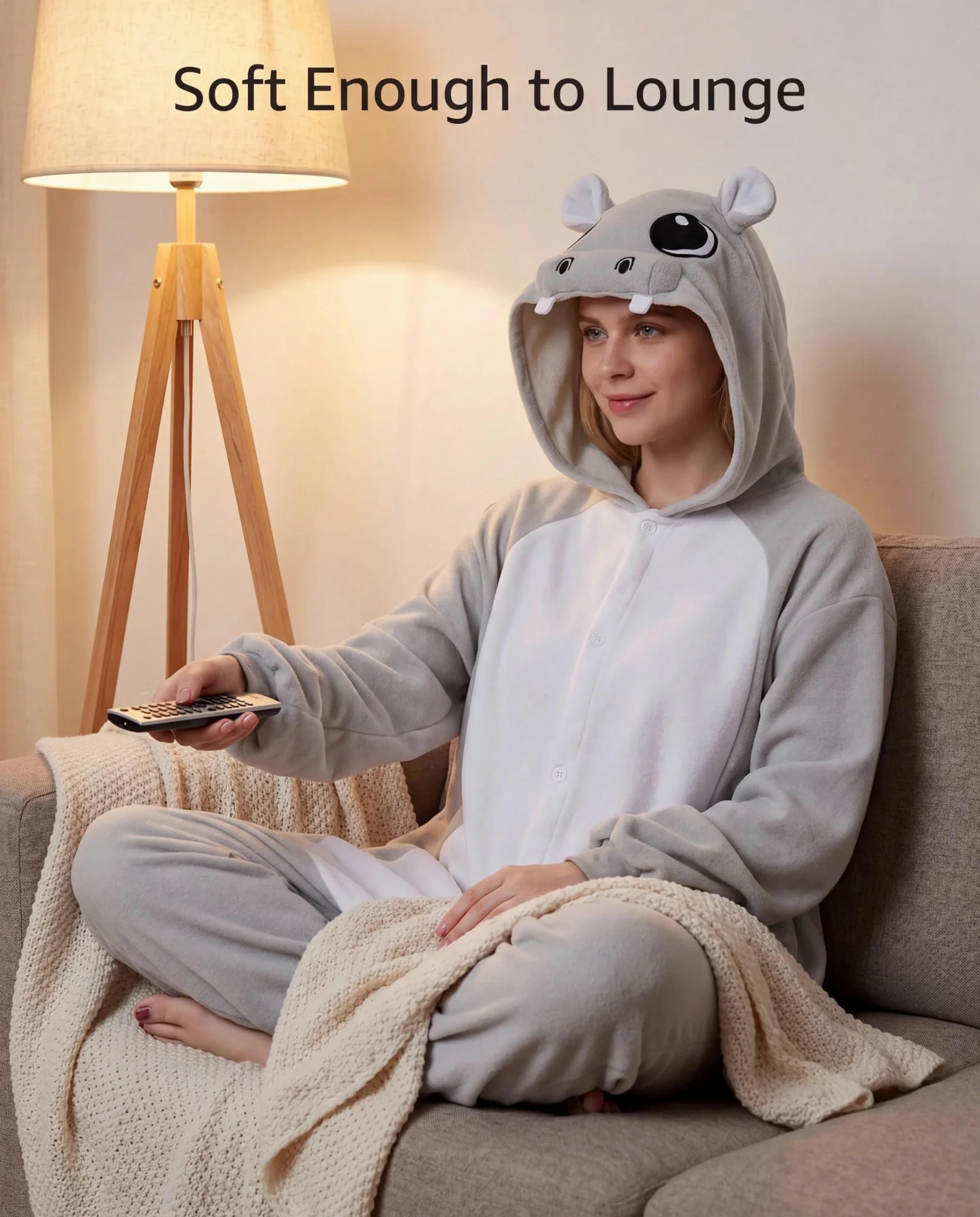Canasour - Disfraz de panda para mujer (forro polar) - - Small