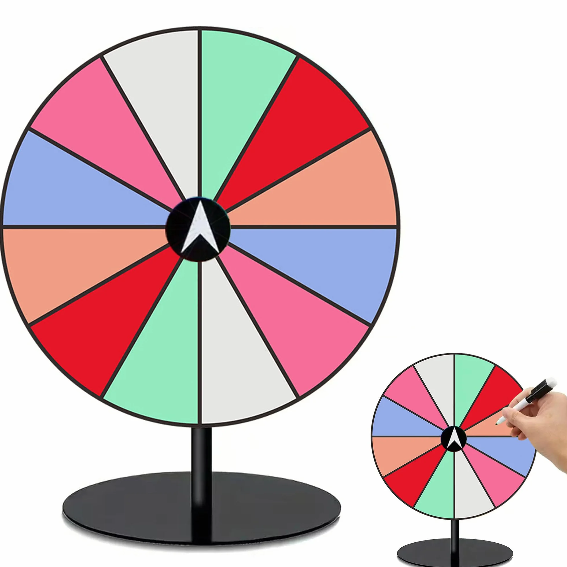 Ruleta de la Suerte Giratoria Acrílico Personalizable para Juegos