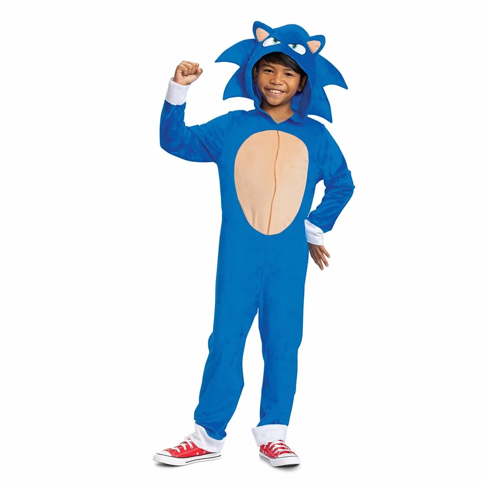 Sonic, Disfraz Sonic clásico de película, para niños, azul sónico, de Disguise