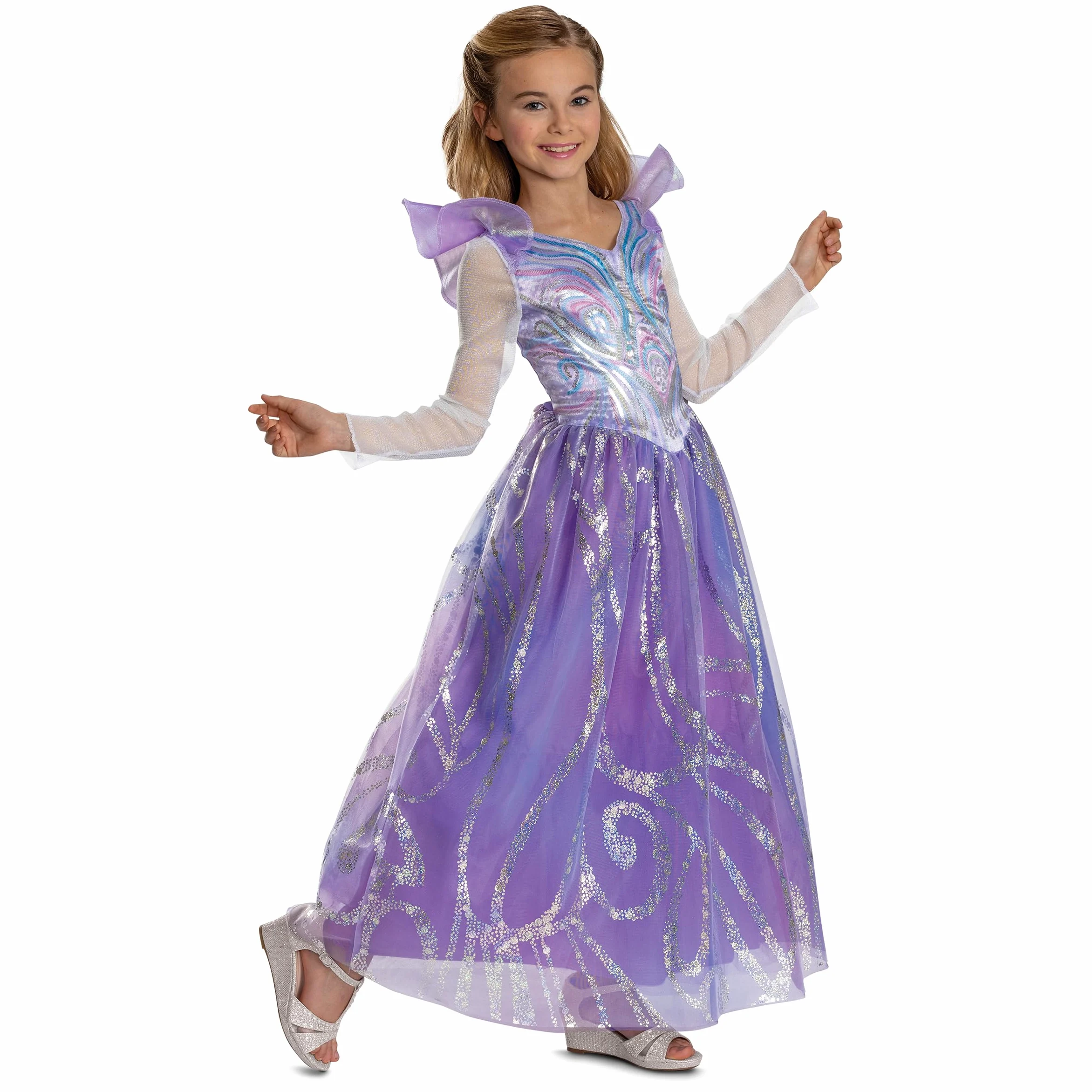 Disguise Wicked Glinda Deluxe For Good - Disfraz oficial de la película Wicked para niños