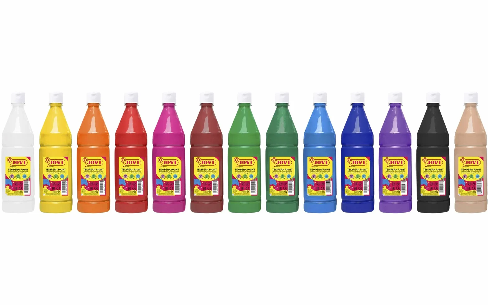 Jovi 511 - Témpera líquida | Pintura a base de ingredientes naturales, Fácil de lavar, Sin gluten