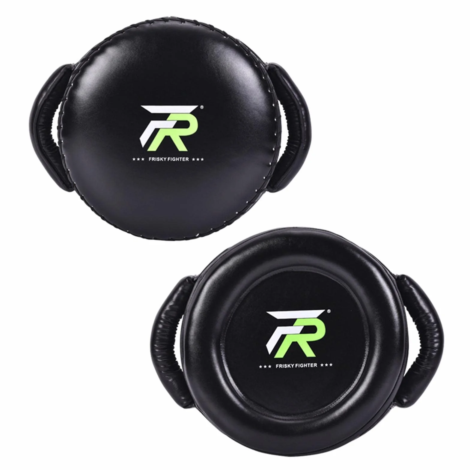 Rockible Almohadillas de Boxeo de Cuero PU Target Boxing Mat Kick Pad Saco de Boxeo Accesorios Strike Round Pad para Entrenamiento