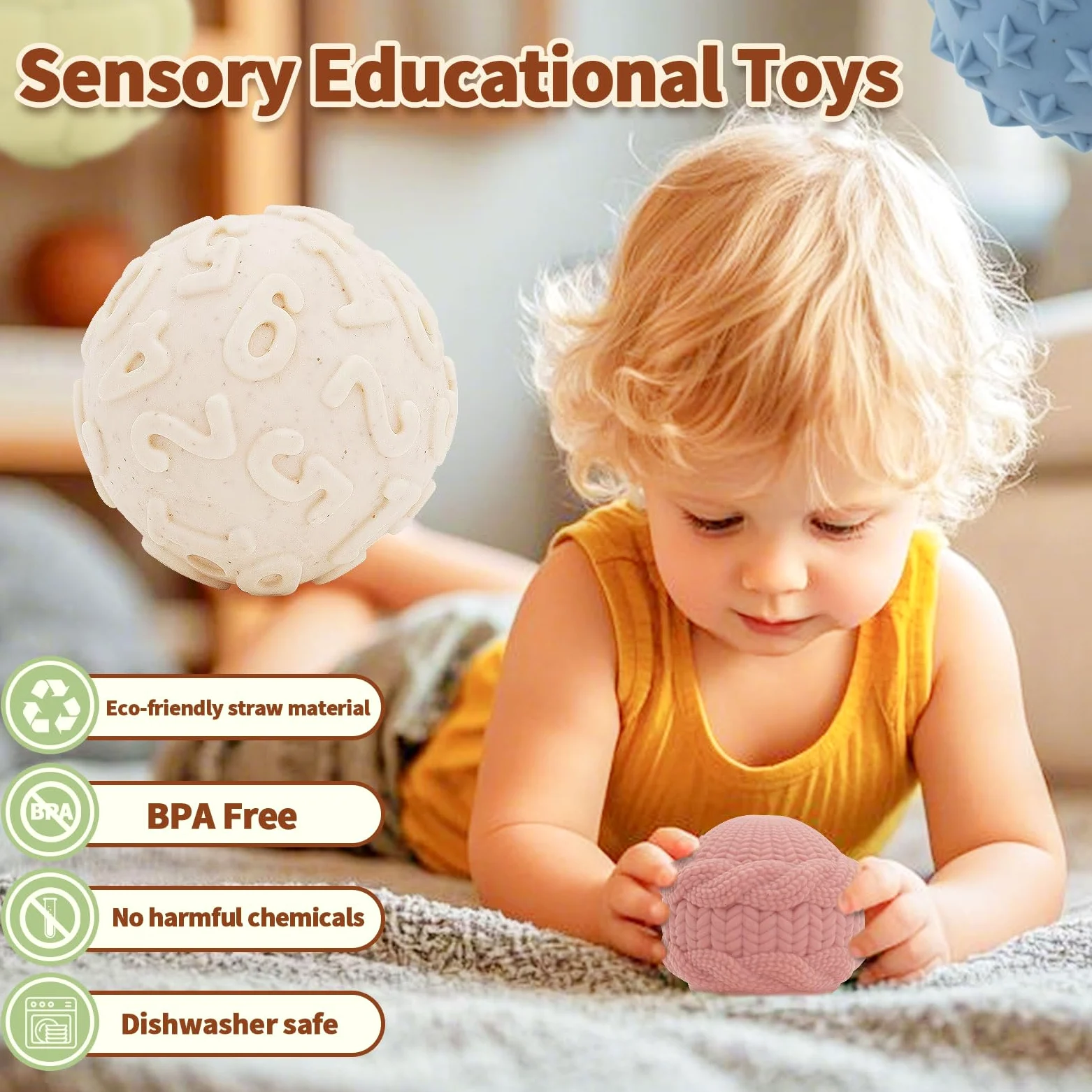 LUCKFUTURE Juguetes para bebés de 6 a 18 Meses, Juego de Juguetes Montessori 8 en 1, Juguetes educativos de Aprendizaje para niños pequeños de 1 a 3 años, Regalos de Moda para niños y niñas