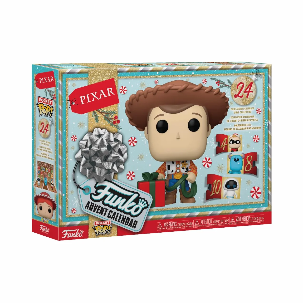 Funko Advent Calendar Pixar Collection 2024 - 24 Minifiguras de Vinilo Coleccionables