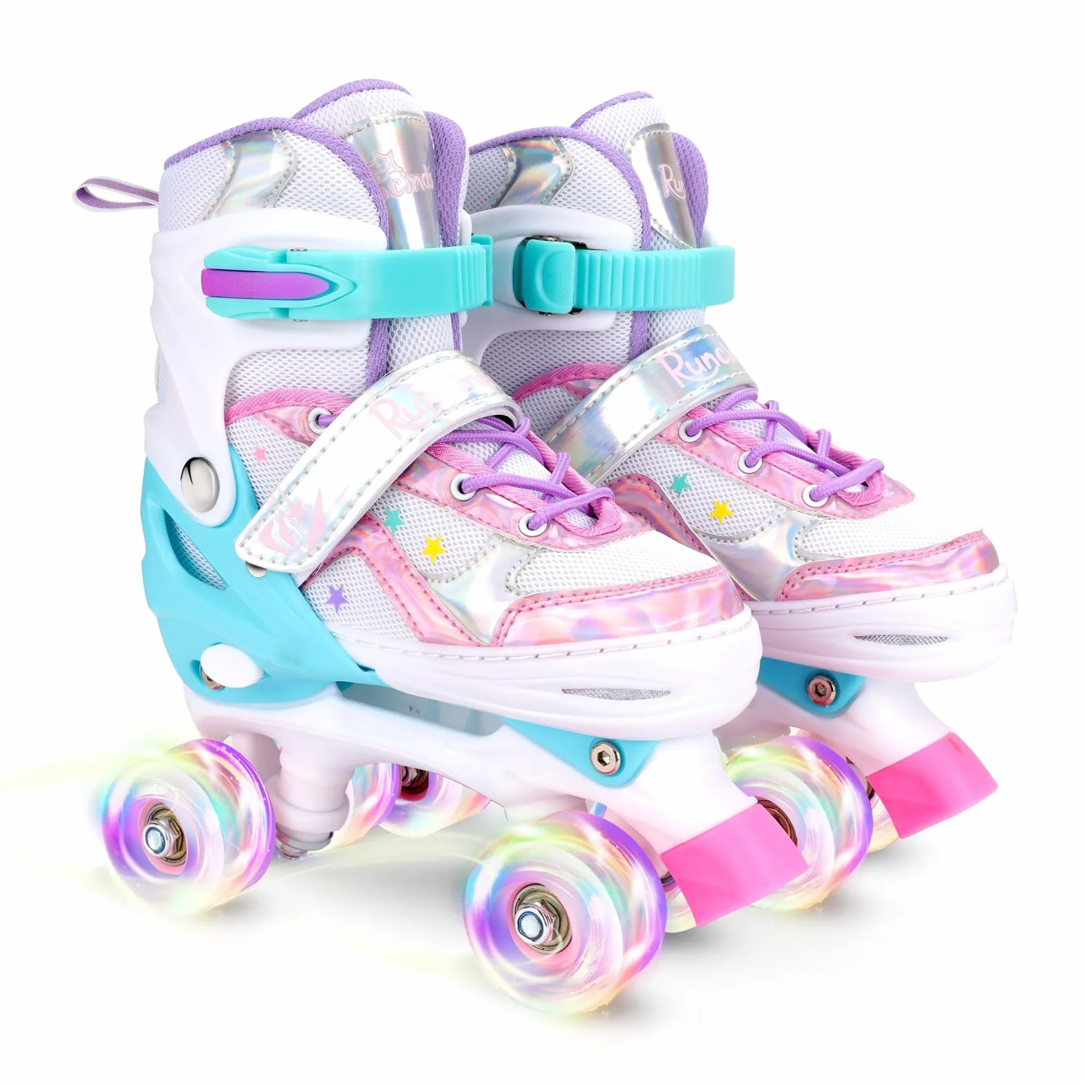 Patines Ajustables 4 Tamaños con Ruedas Iluminadas para Niños