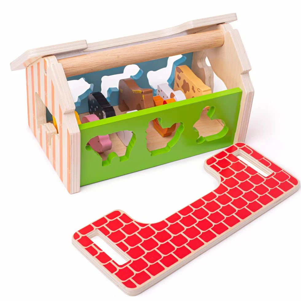 Bigjigs Juguetes Granja Clasificador