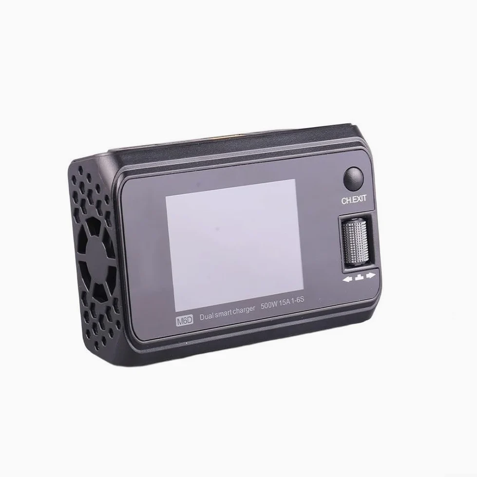 Equilibrio de doble canal de 500 W para cargador para baterías de polímero de litio 6S - Distribución asíncrona y carga rápida con puerto USB para drones RC para FPV(B)