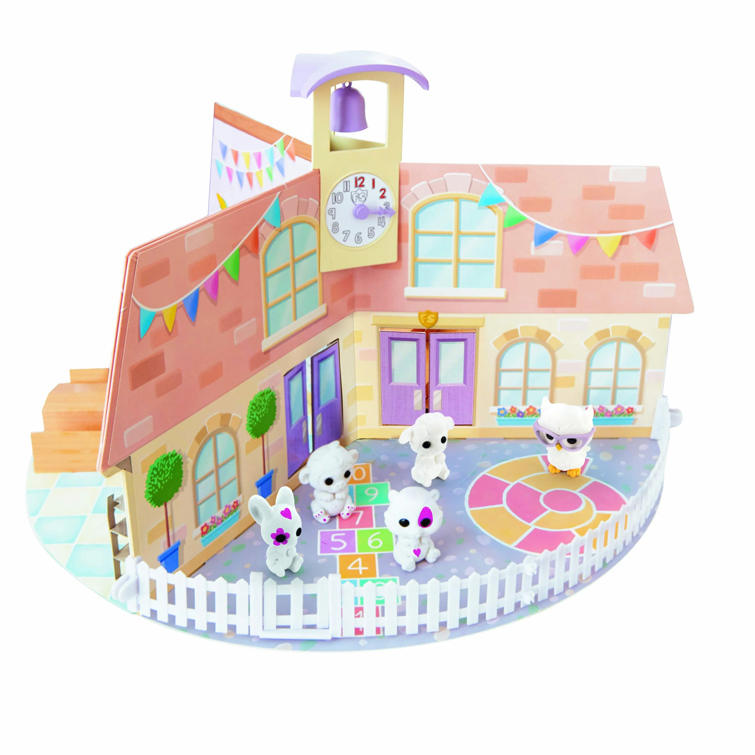 Tomy E72920 - Libro para desplegar, 5 Figuras, láminas de Pegatinas, Multicolor