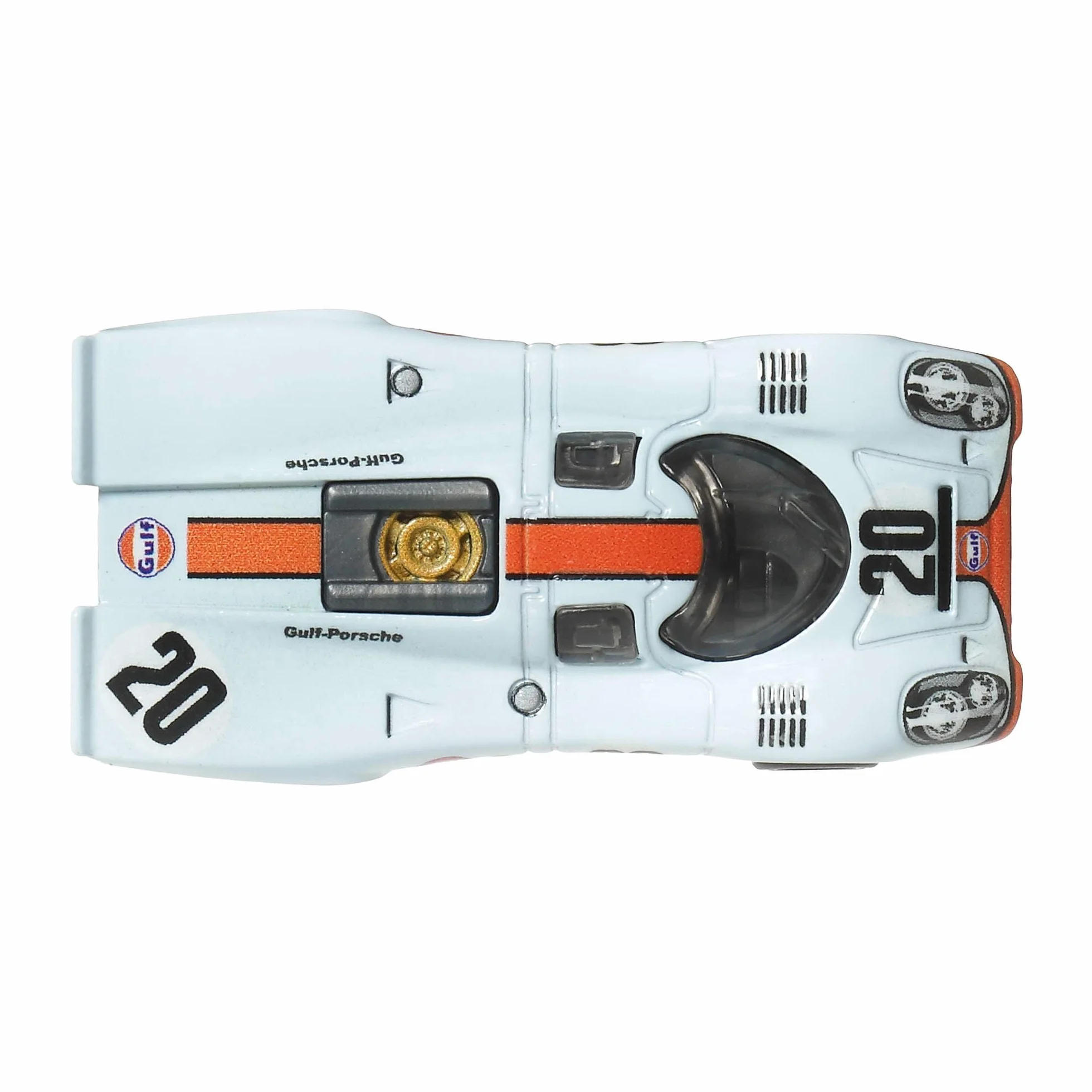 Hot Wheels Porsche 917 K, Coche de Juguete Premium a Escala 1:64, con neumáticos Real Riders y Carrocería y Chasis Metal/Metal, JKF03