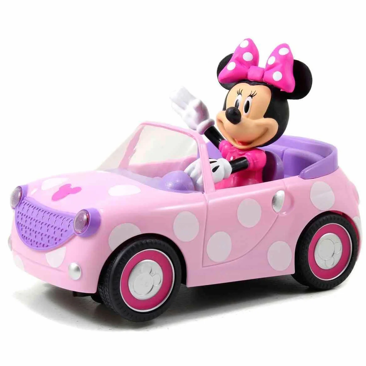Jada Vehículo Radiocontrol Minnie Roadster Rosa 19 cm
