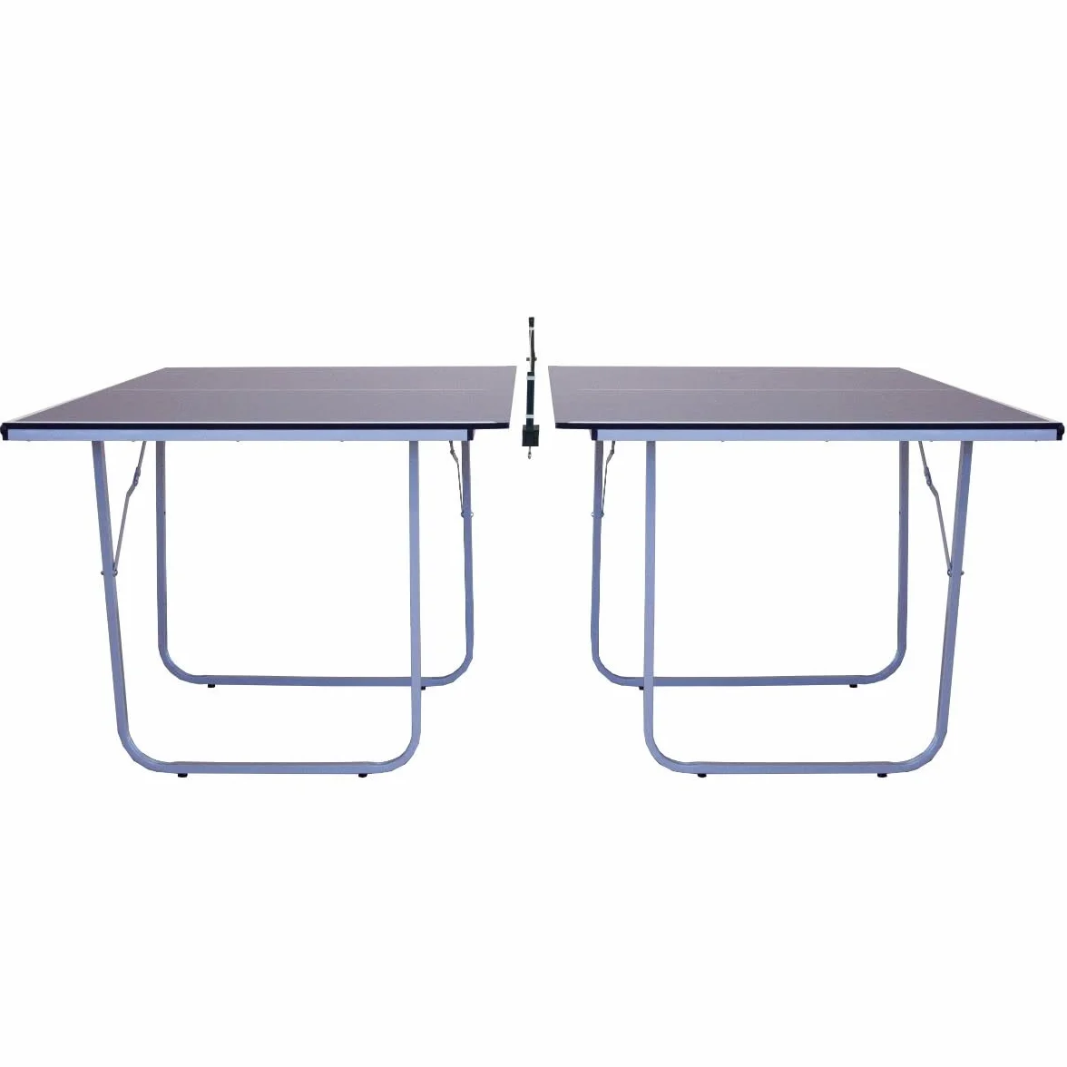 Mesa de Ping Pong Plegable 76.5x102.5x181cm Hierro MDF con Red Paletas Pelotas