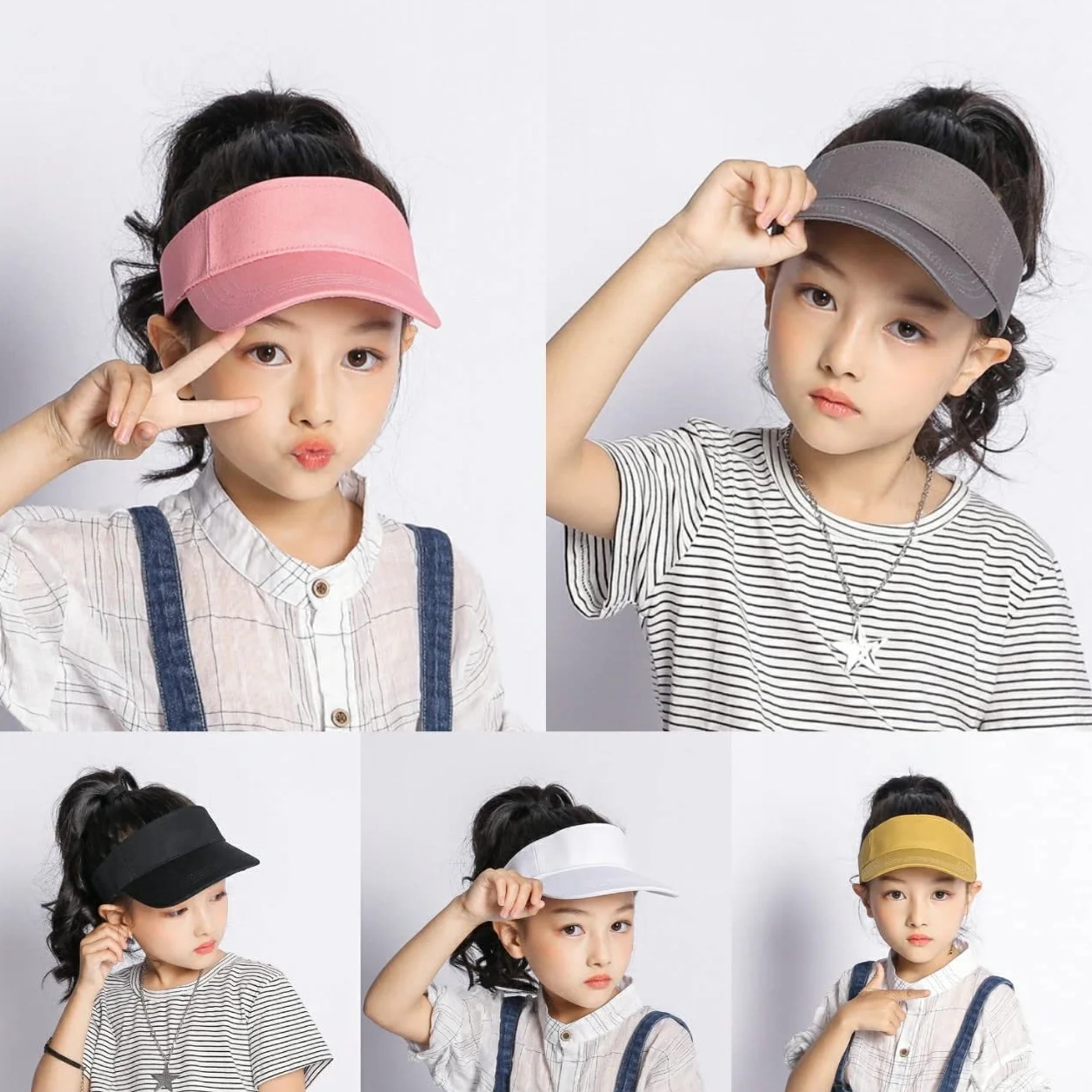 Gorra de verano para niños visera ajustable golf tenis playa deportes