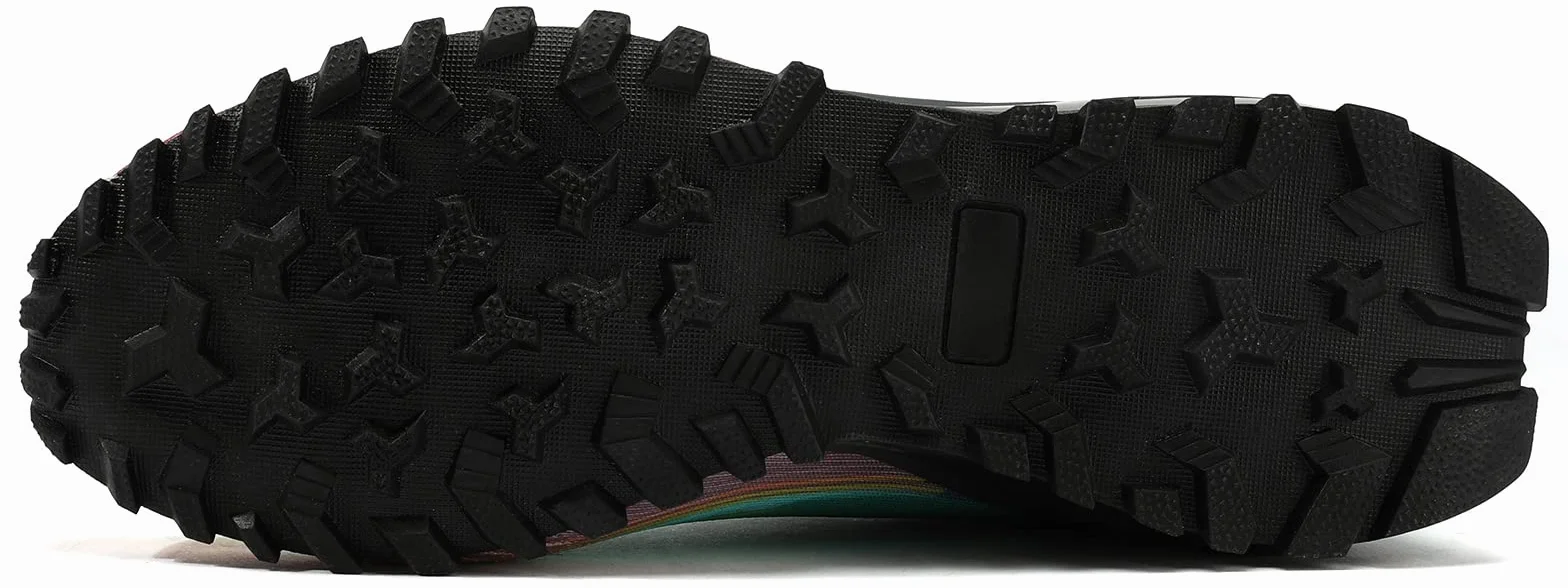 Kricely Zapatillas de Trail Running Hombre Antideslizantes Transpirables Senderismo Trekking
