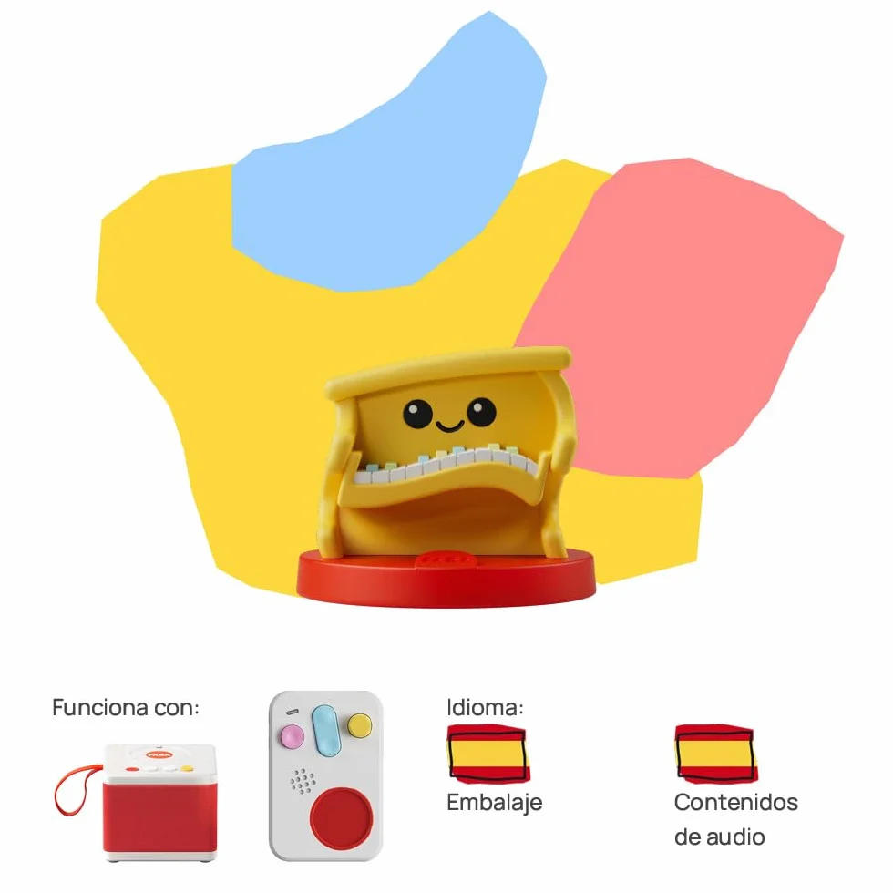FABA Personaje Sonoro – Música clásica de Piano – Musica, Canciones y Sonidos, para niños y niñas 0-1 años, Reproducción con el Cuentacuentos y FABA+, Juguete Educativo, versión en español