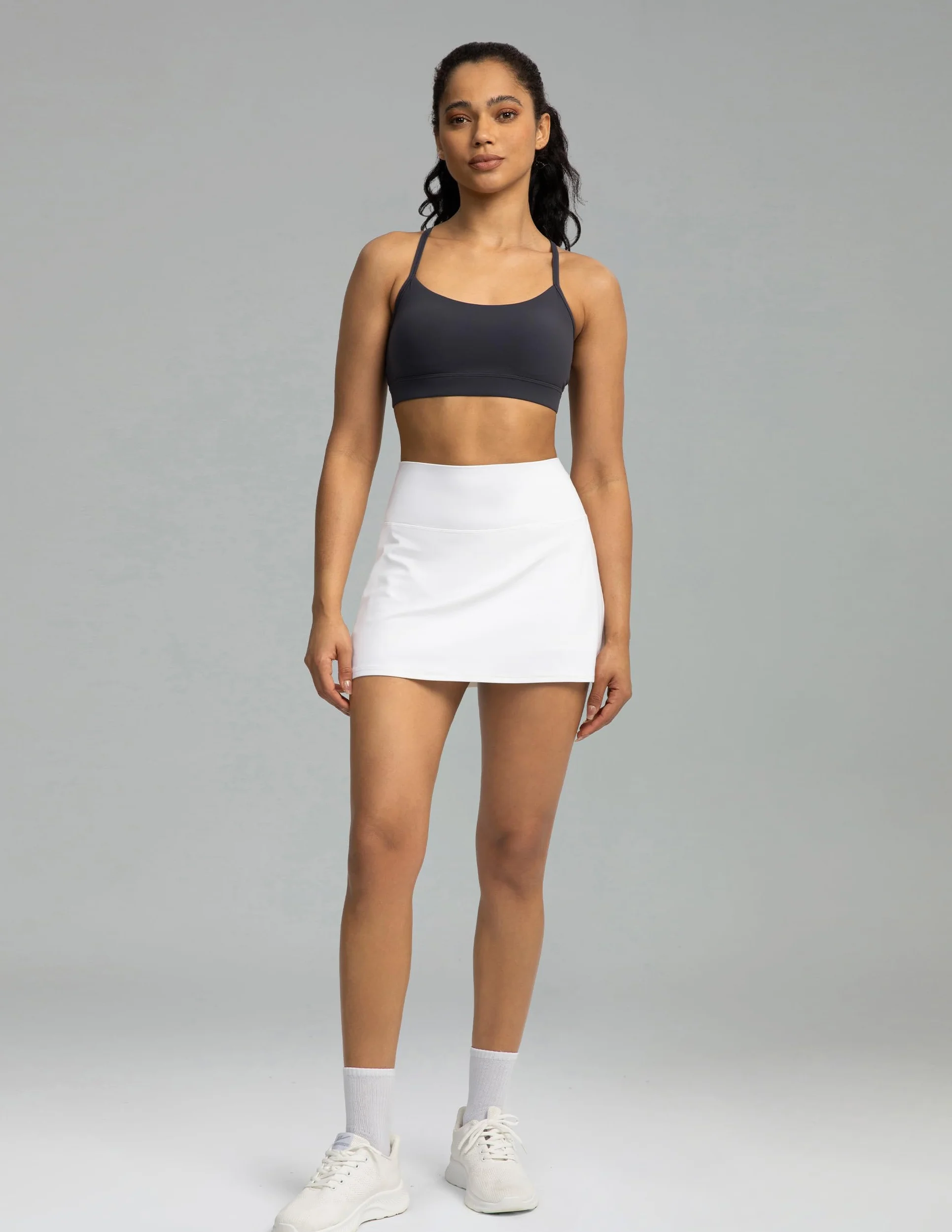 Colorfulkoala Dreamlux Pantalon Corta Mujer Falda Padel Verano con Bolsillo