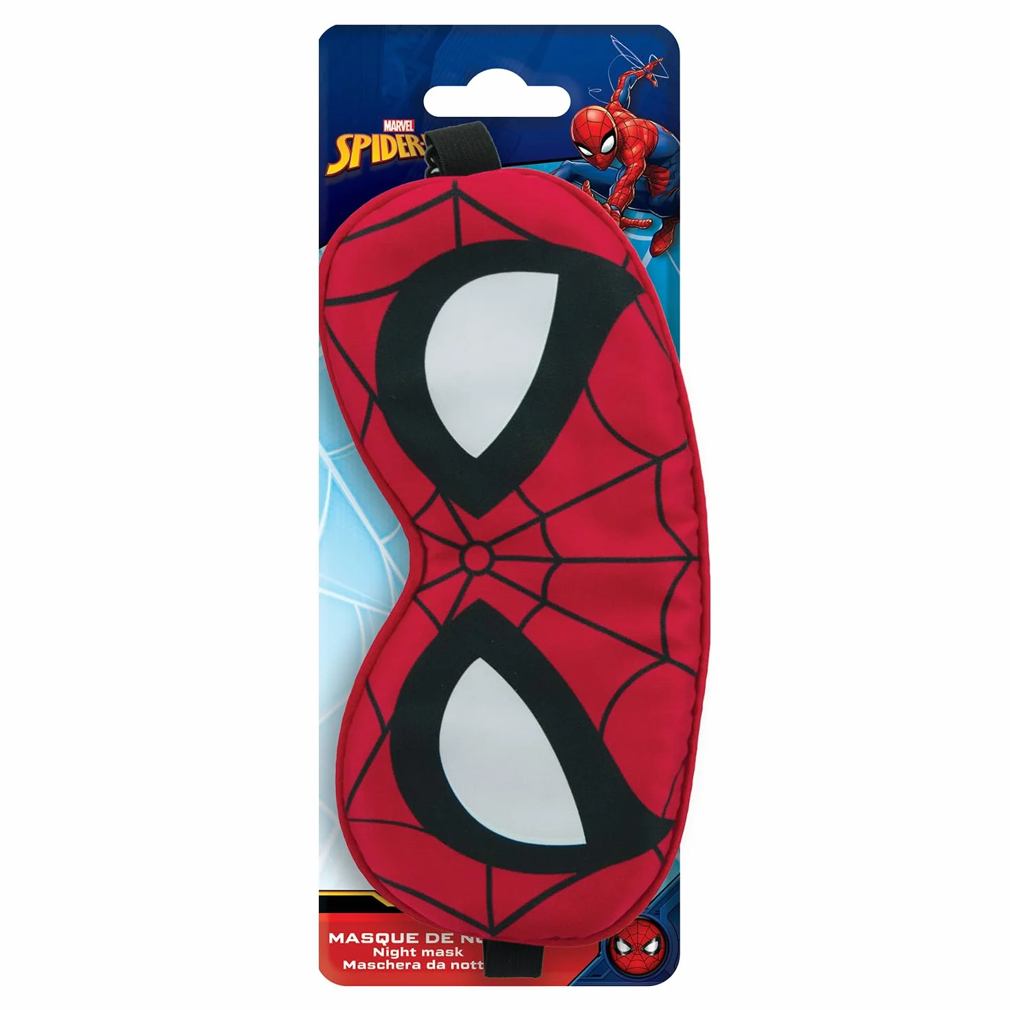 MARVEL Máscara de Noche Spider-Man para Niños – Antifaz de Dormir Ajustable Suave