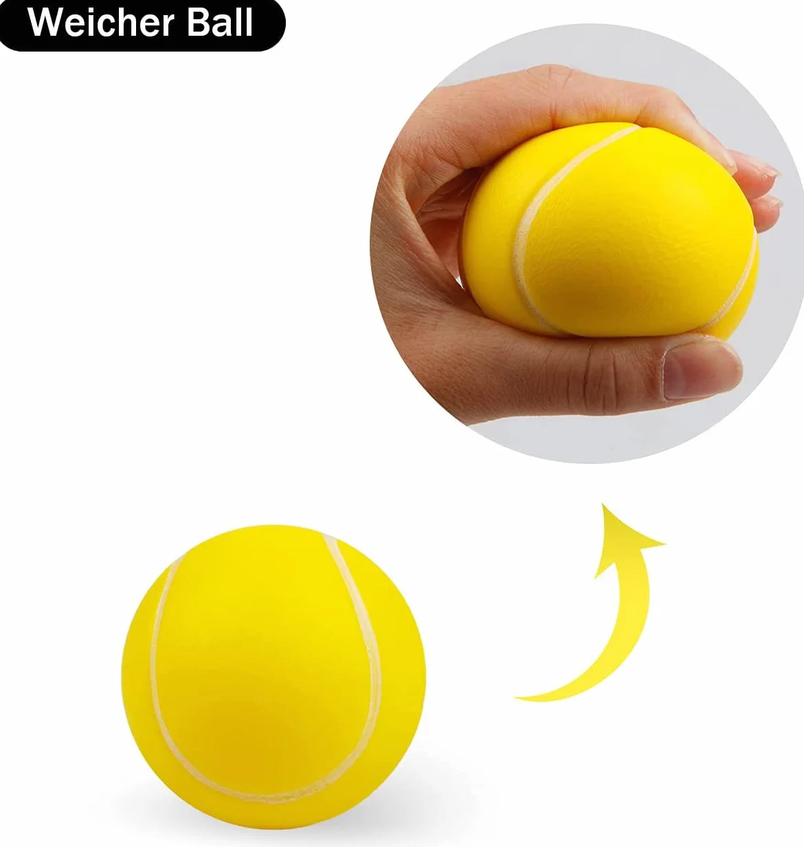 Juego de Raquetas de Tenis para niños, de 17 Pulgadas, con 4 Pelotas Suaves y 6 Volantes de bádminton para niños pequeños, Deportes en Interiores y Exteriores