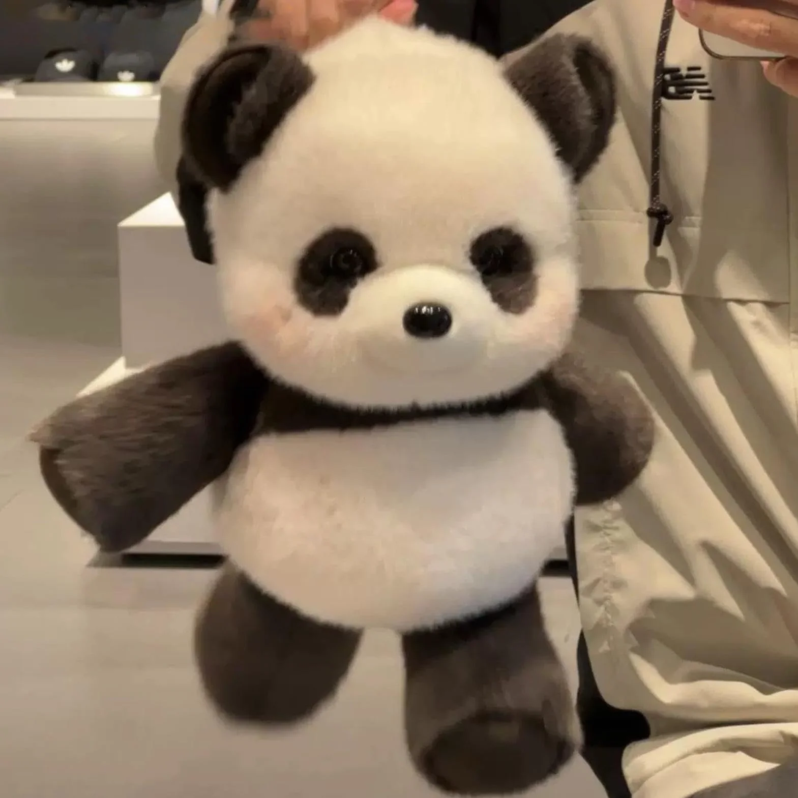 Peluche De Panda Corredor, Lindo Peluche De Panda Corredor, Peluches Interactivo De Pandas Patas Que Se Mueven, Aliviar El Estrés S-uave Peluches De Pandas Corredors Almohada, Para Niños Adultos