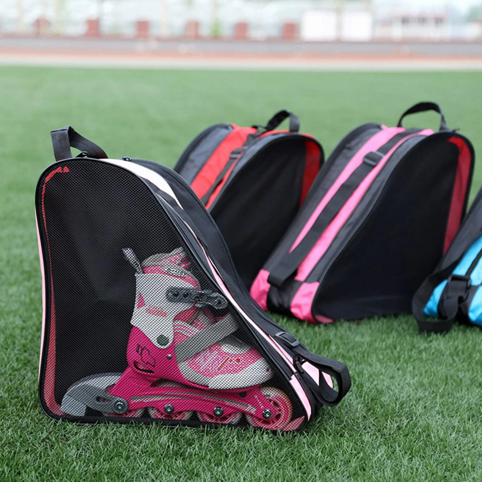 Lixada Bolsa de Transporte Transpirable para Patines Niños en Línea Hielo