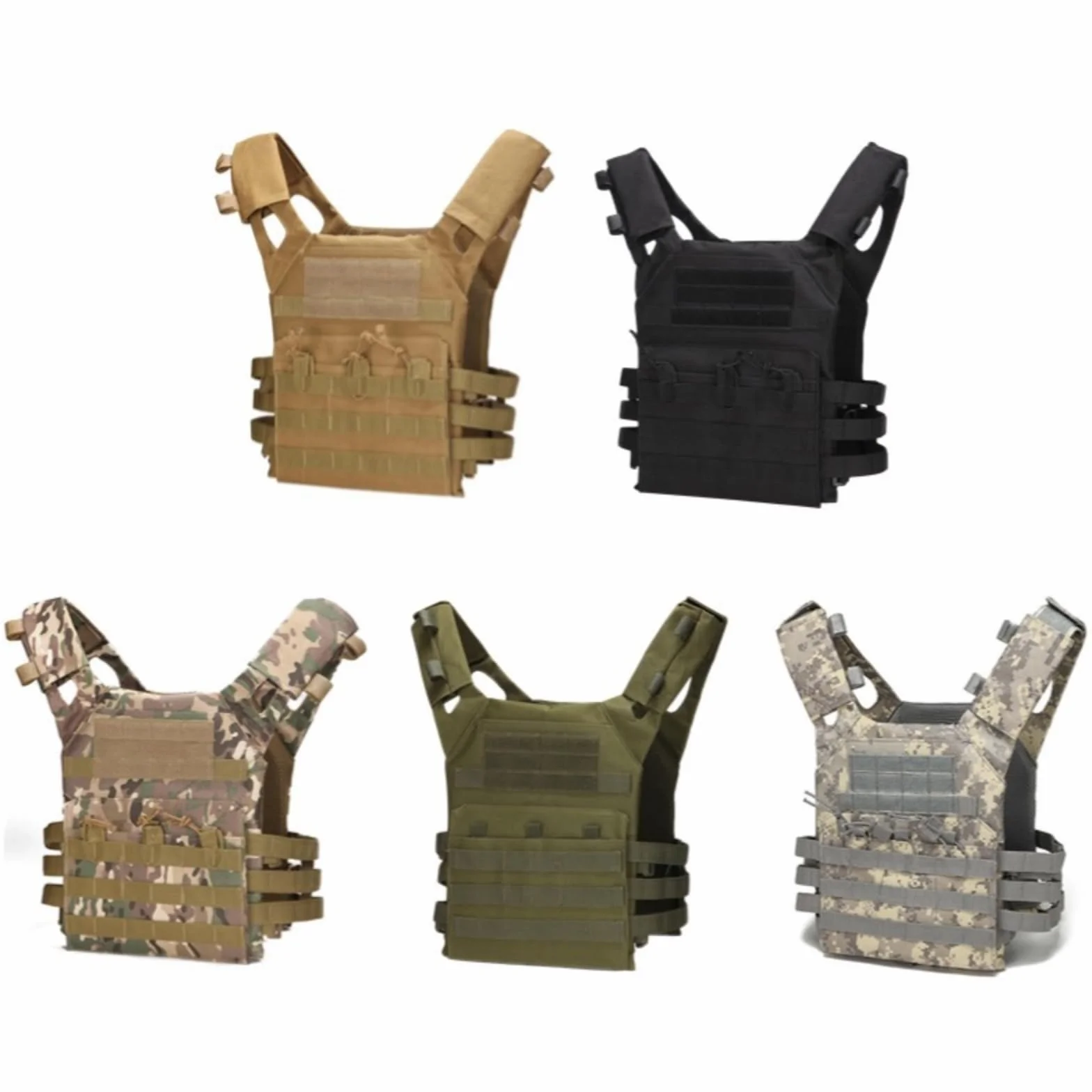 Chaleco táctico portador de pecho ligero airsoft caza paintball al aire libre