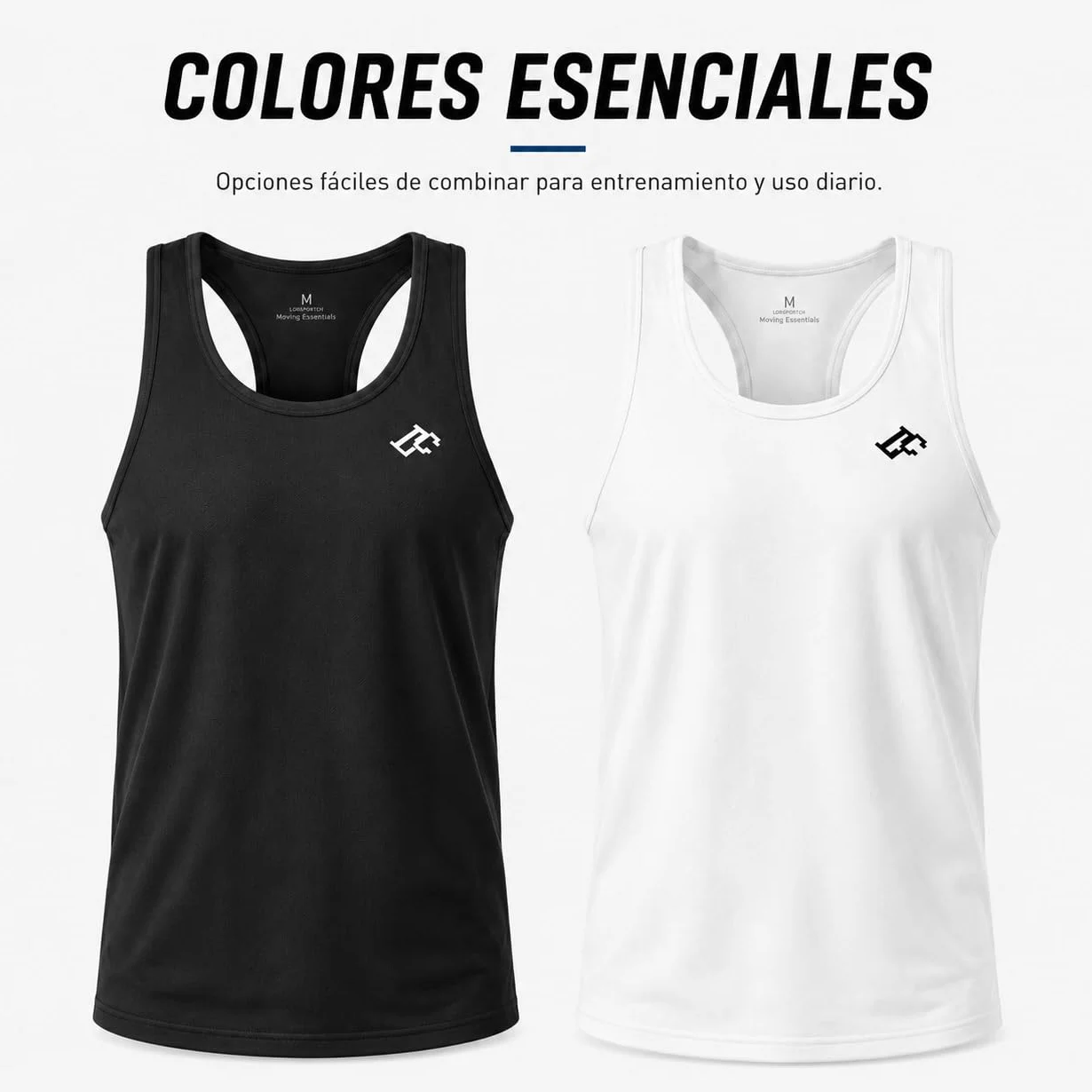 Camiseta sin Mangas para Hombre, Secado Rápido, Espalda en Y, Chaleco Muscular