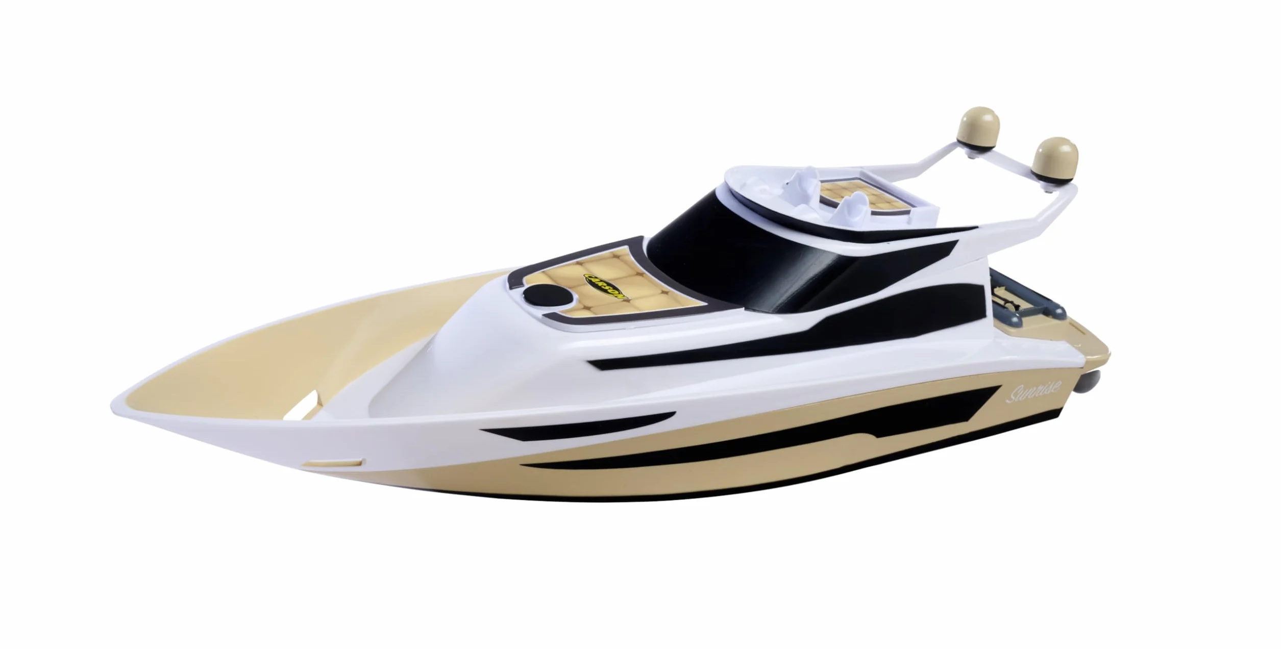 Carson 500108059 Yate RC Hurikan 2.4G 100% RTR - Barco teledirigido, Barco RC, Juguete teledirigido para niños y Adultos, Incluye Mando a Distancia