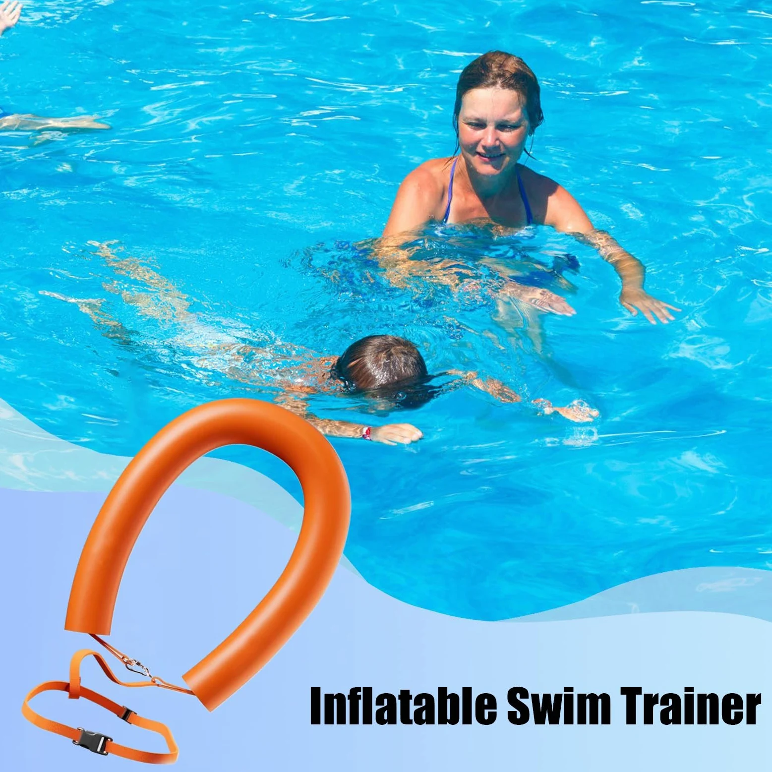 Flotador para piscina | Antifugas sin inflado, barra de espuma para entrenamiento de natación | para principiantes, amantes del deporte y fitness, hombres, mujeres, lagos, mar, cuencas,