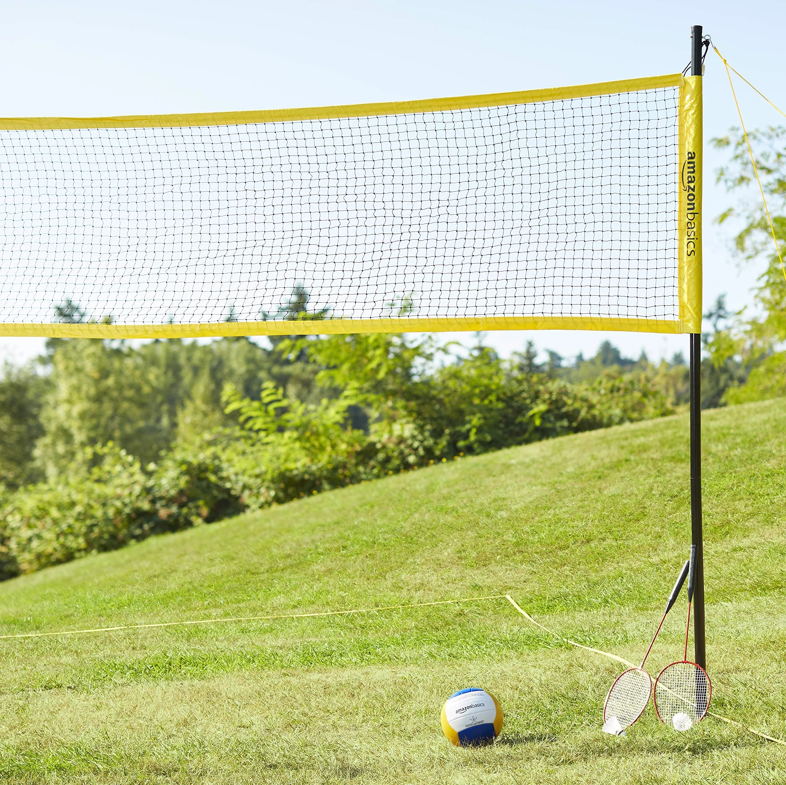 Amazon Basics Kit combinado voleibol bádminton