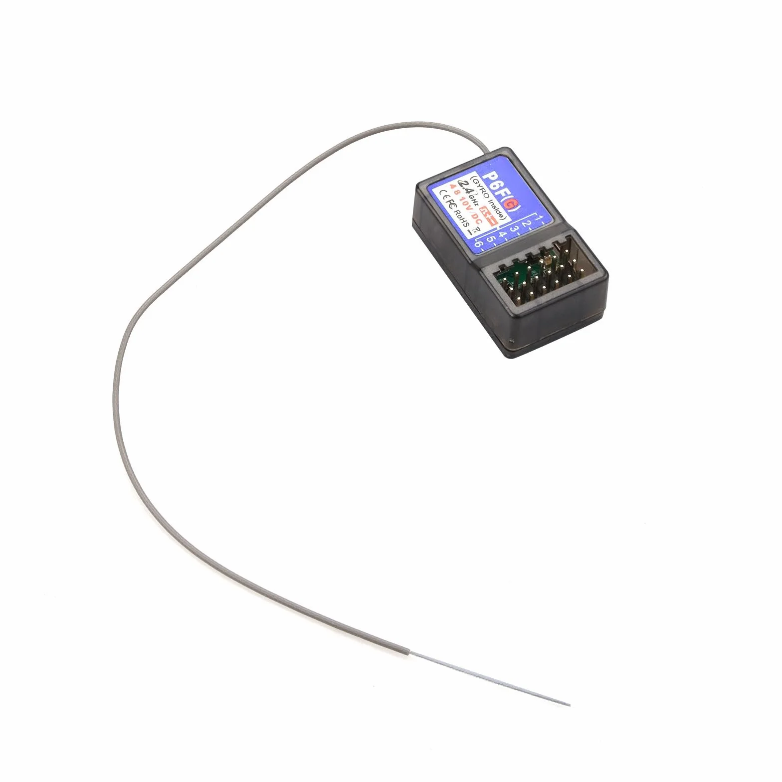 Mando a distancia del transmisor DumboRC P6FG 2.4 Receptor con giroscopio para RC P6FG accesorio de pieza