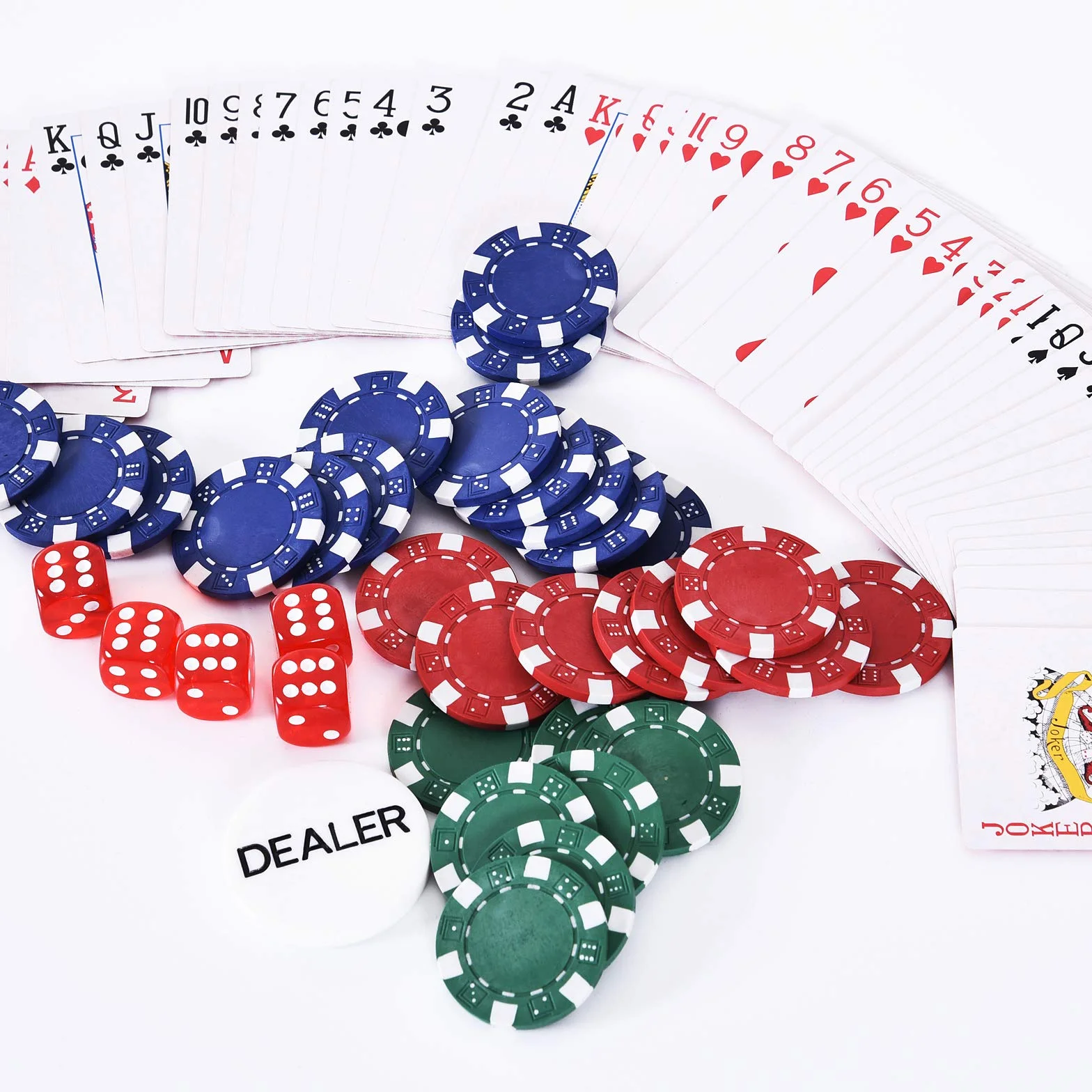 HOMCOM Maletín de Poker Profesional de Aluminio con 300 Fichas Juego Set de Poker Casino con 5 Dados 2 Barajas de Cartas y 1 Ficha de Crupier 38x20,5x6,5 cm Multicolor