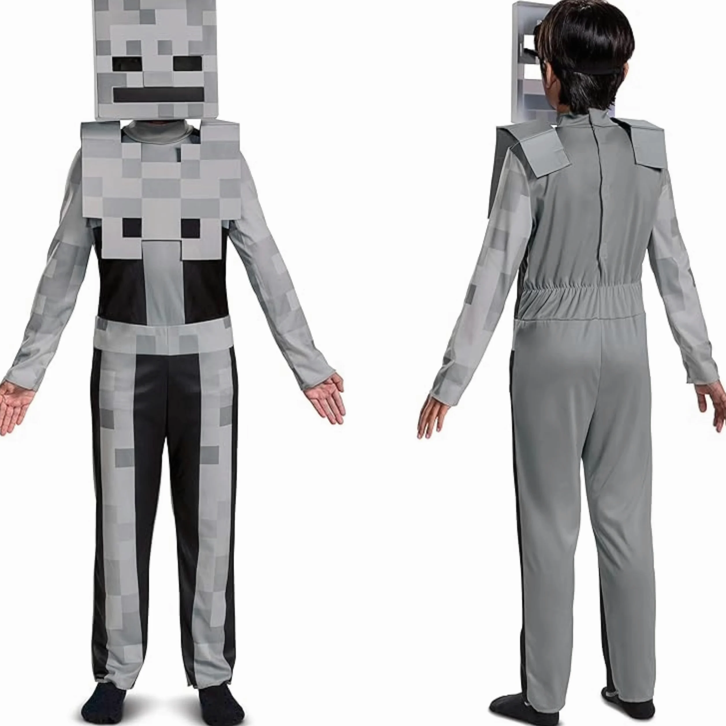 Disguise Disfraz Esqueleto Niño Minecraft Clásico para Halloween y Carnaval