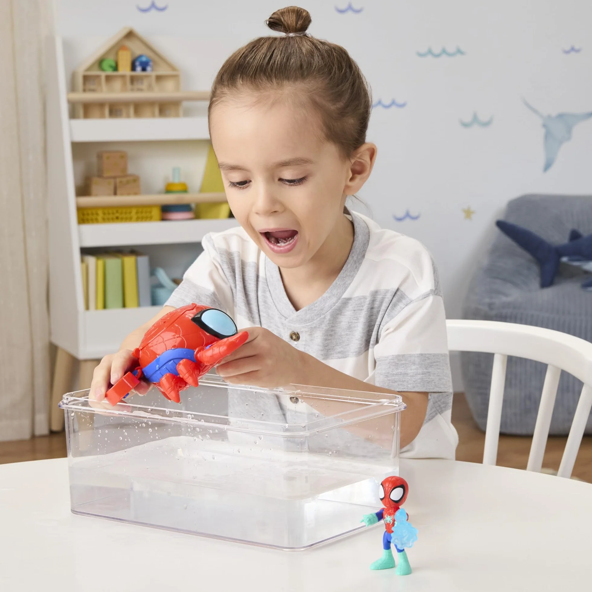 Marvel Spidey and His Amazing Friends, Water-Webs, Submarino Aracno-Cangrejo de Juguete