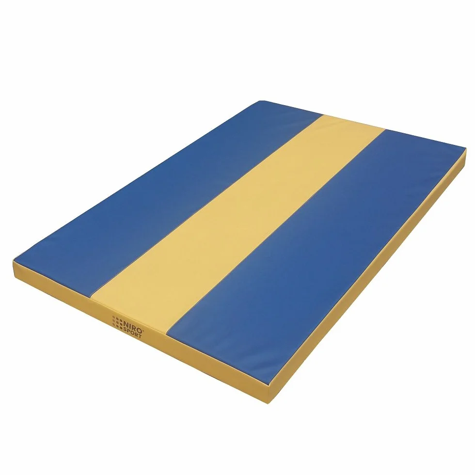 Niro Sport Colchoneta Deportiva 200x150x100x8 cm Azul Amarillo Resistente al Agua