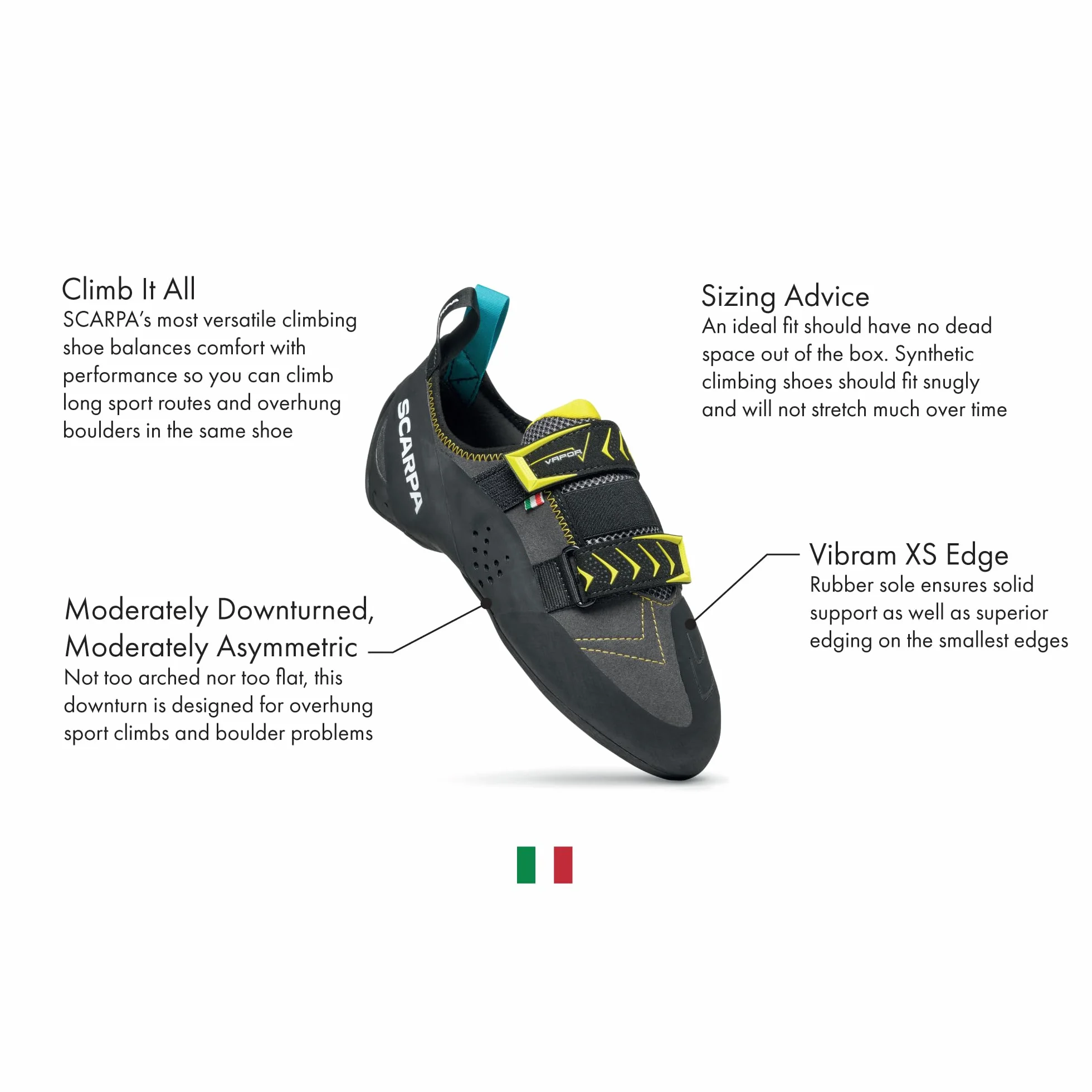 Scarpa Vapor V Rock Climbing Shoes