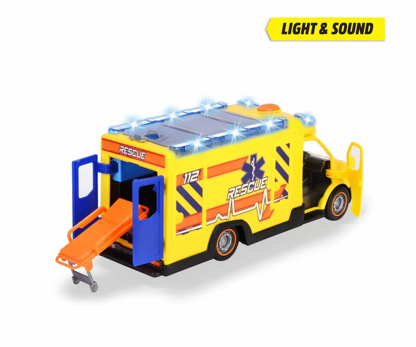 Dickie Toys - Sprinter DE Ambulancia DE Fuego Y Rescate