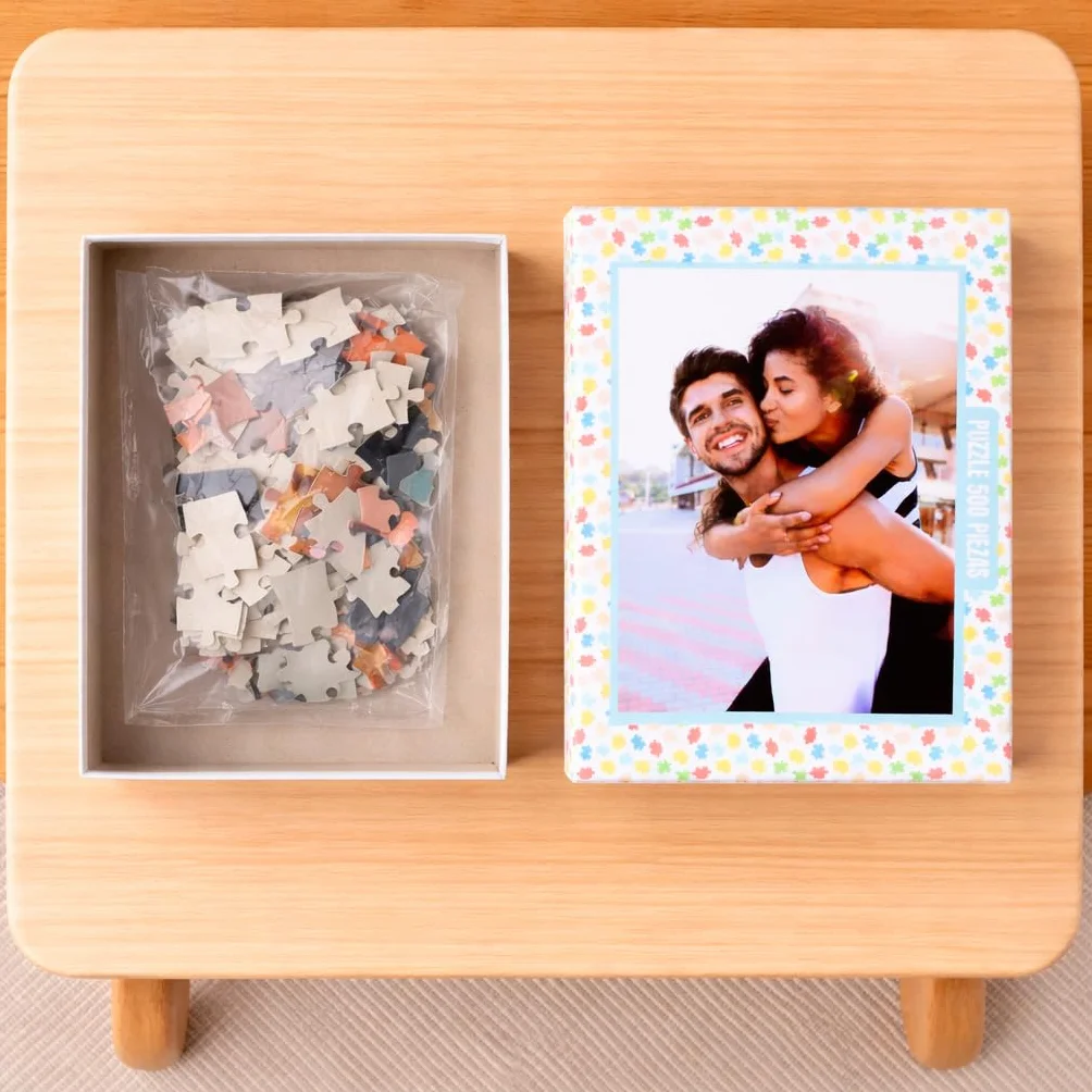 Puzzle Personalizado 100 Piezas con Foto y Texto, Regalo Original