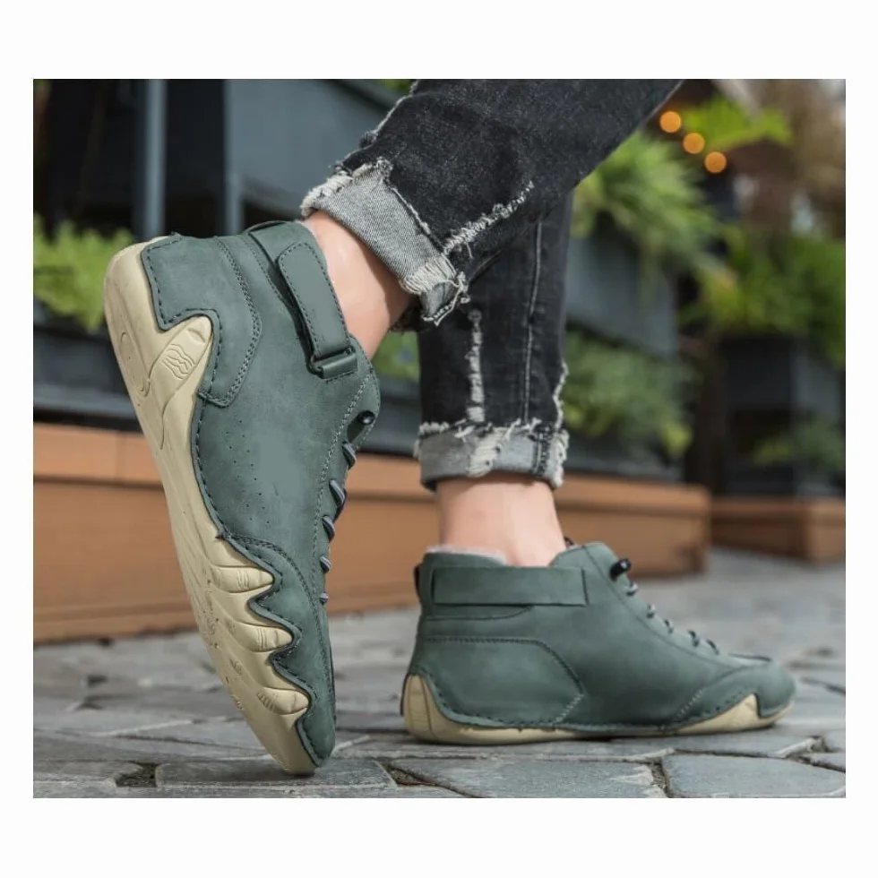 Zapatos ortopédicos de invierno impermeables con soporte de arco para hombres y mujeres