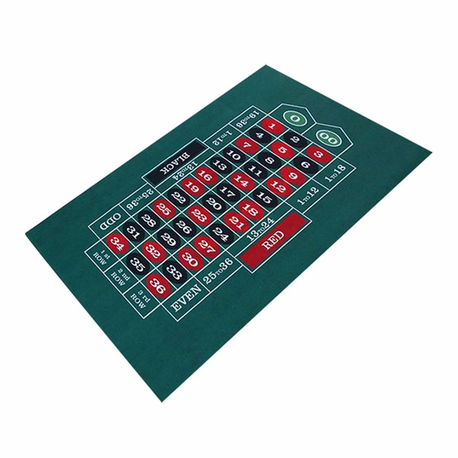 Alfombrilla de de Doble Cara, Mesa de Dados y Fieltro de para Blackjack, tapete Enrollable para Mesa de Ruleta de para Mesa de café y Blackjack (23,62 x 35,43 Pulgadas)
