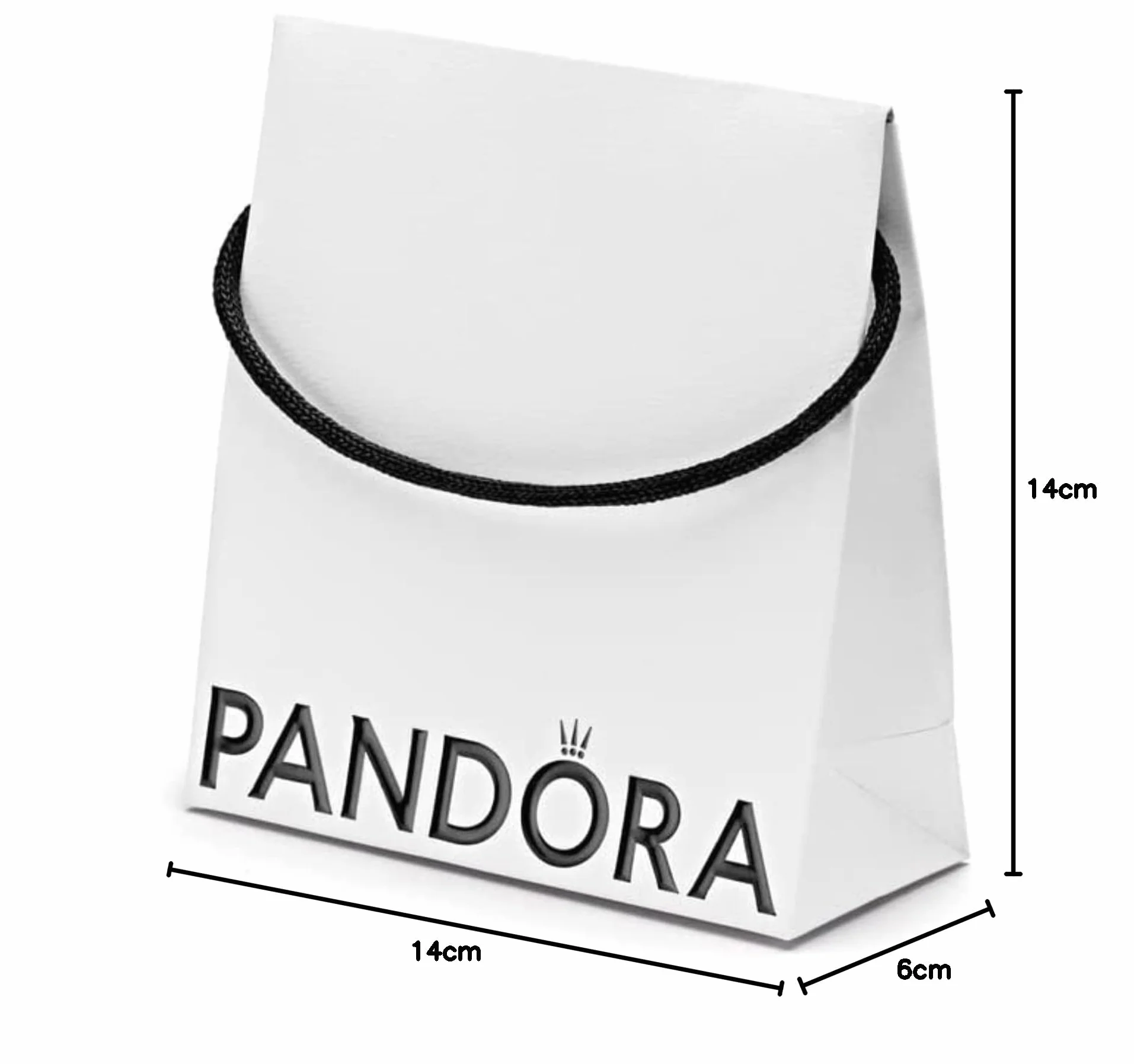 PANDORA Set de Embalaje Ecológico Premium (Bolsa, Caja de Joyería y Certificado de Autenticidad) (1)