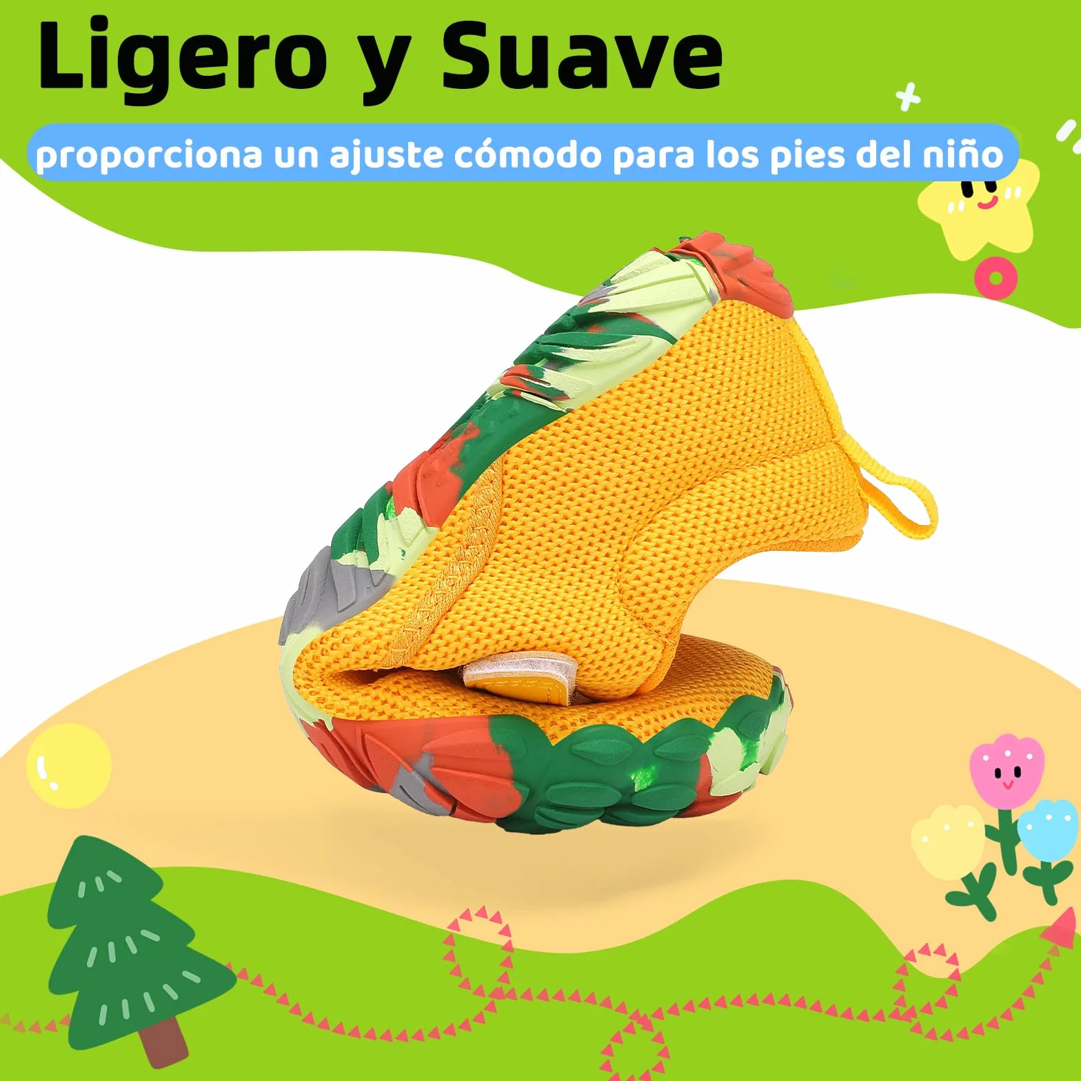 SAGUARO Zapatillas Barefoot Niños Antideslizantes Ligeras Calzado Descalzos Talla 24-36