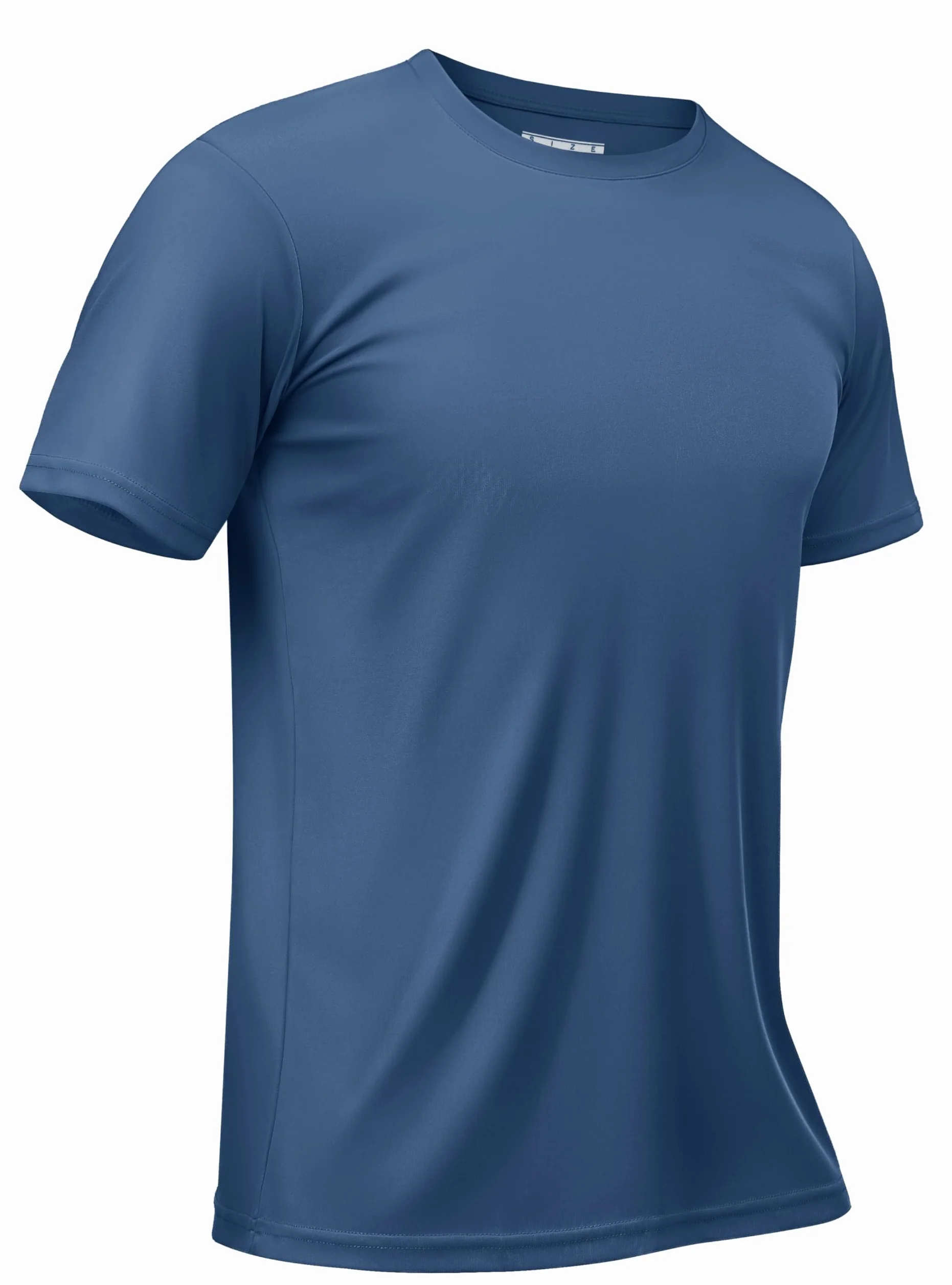 TACVASEN Camiseta de Manga Corta para Hombre Protección Solar UPF 50+ Ligera