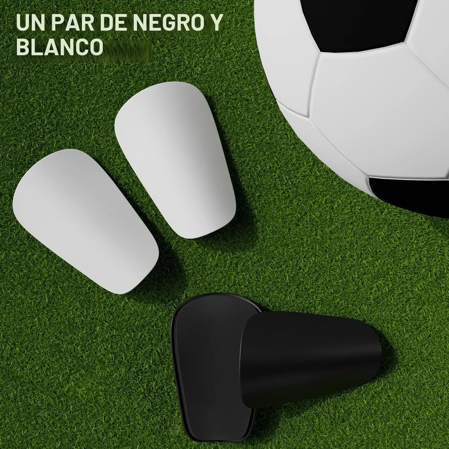 CLOPAE Mini espinilleras fútbol 8x5 cm niños niñas