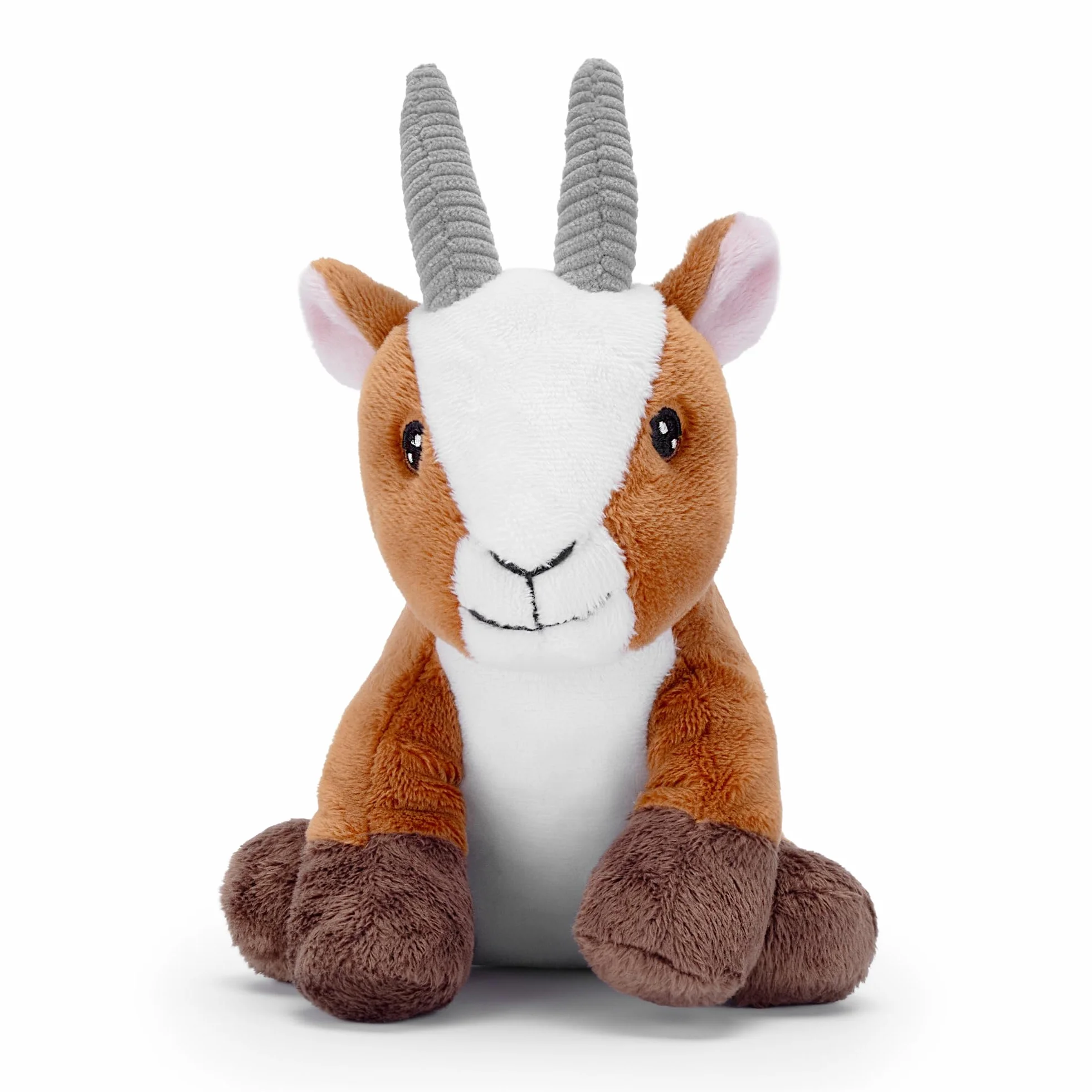 Zappi Co Cabra de Peluche (18 cm) – 100% Reciclado, ecológico – Peluche Suave y abrazable para recién Nacidos, niños pequeños, bebés