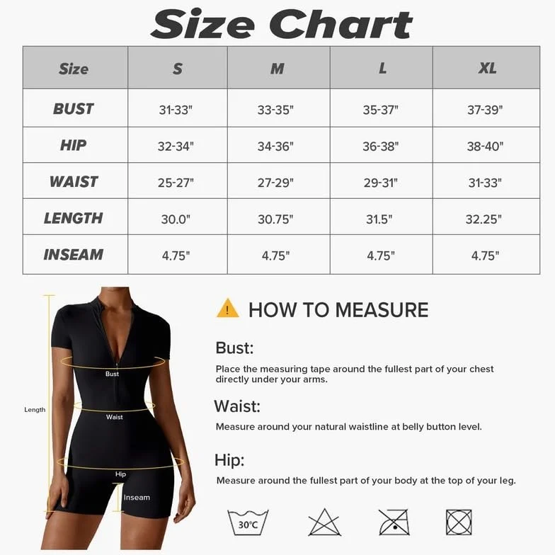 Litthing Mono Deportivo Mujer Corto Cremallera Elásticos Mangas Cortas Jumpsuit Sexy Ajustado Bodysuit Una Pieza Push Up Fitness Body Overol
