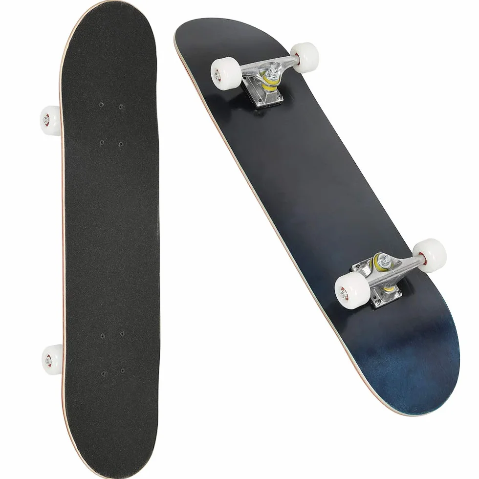 Skate Completo Monopatín Principiantes Estrellado Ruedas PU - Skateboard Niño, Monopatín Niños Patinete Rodamientos Penny Board Adulto Adolescente Joven