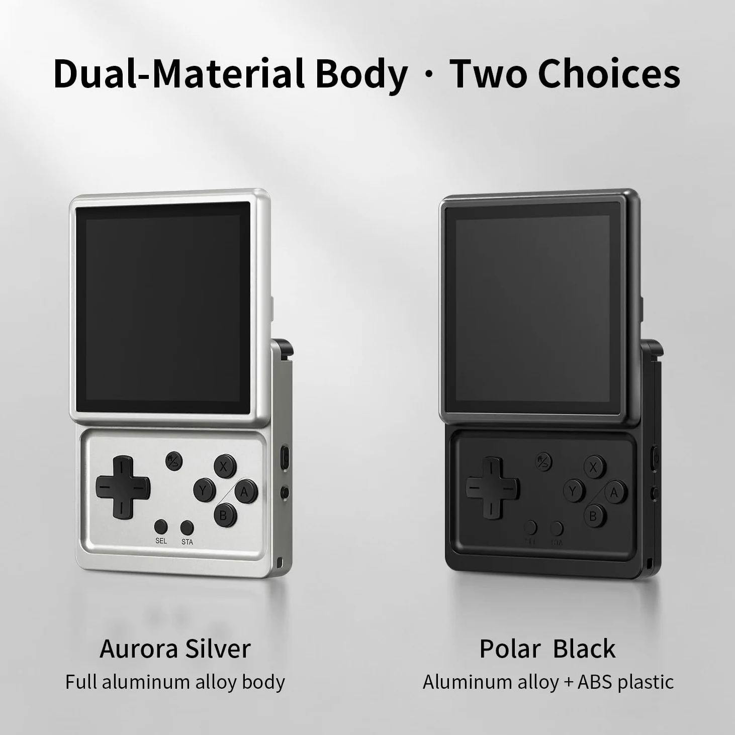 RG Rotate - Consola de juegos de mano retro, pantalla giratoria de 3.5 pulgadas, reproductor portátil Android, chip Unisoc T618 de 3 GB + 32 GB, batería de 2000 mAh, cuerpo de aleación de aluminio