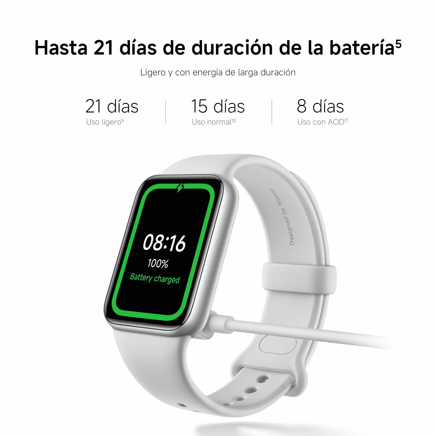 XIAOMI Smart Band 10 Pro, Rastreador Fitness, Pantalla AMOLED 1.74", 21 días Batería, 5ATM, Negro