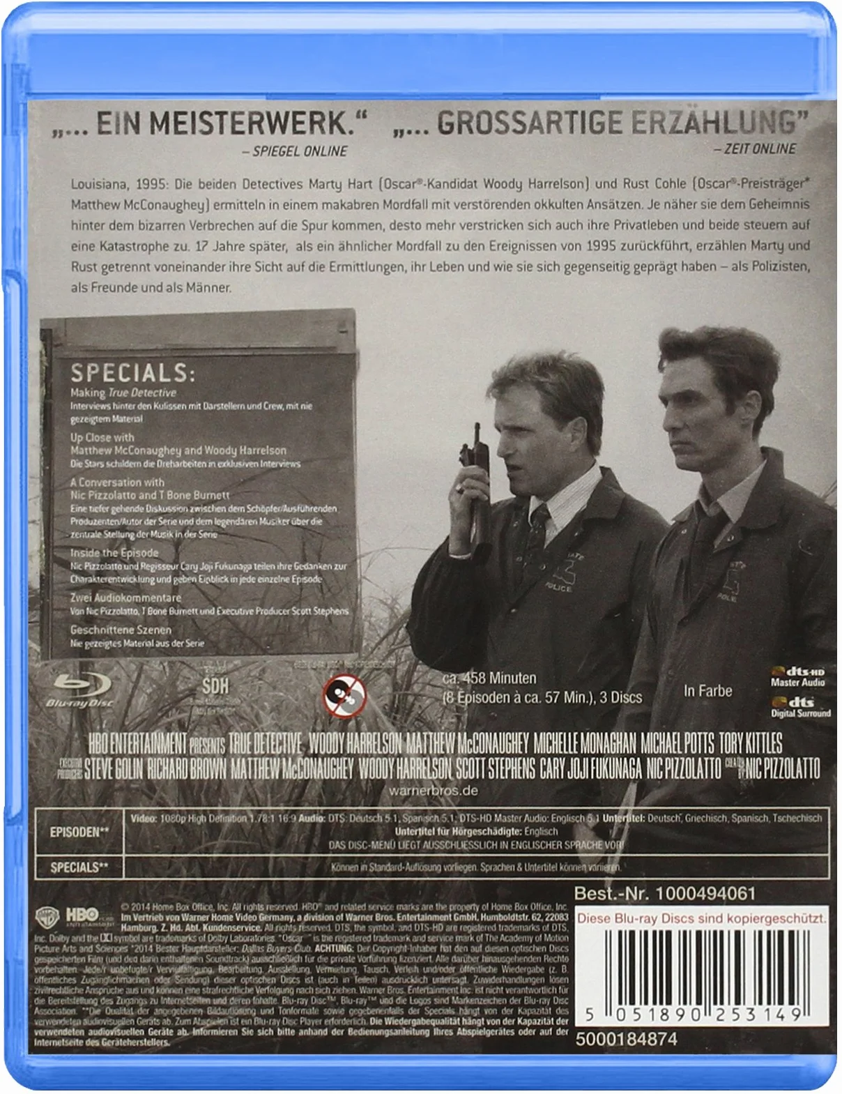 True Detective - Staffel 1 [Alemania] [Blu-ray]