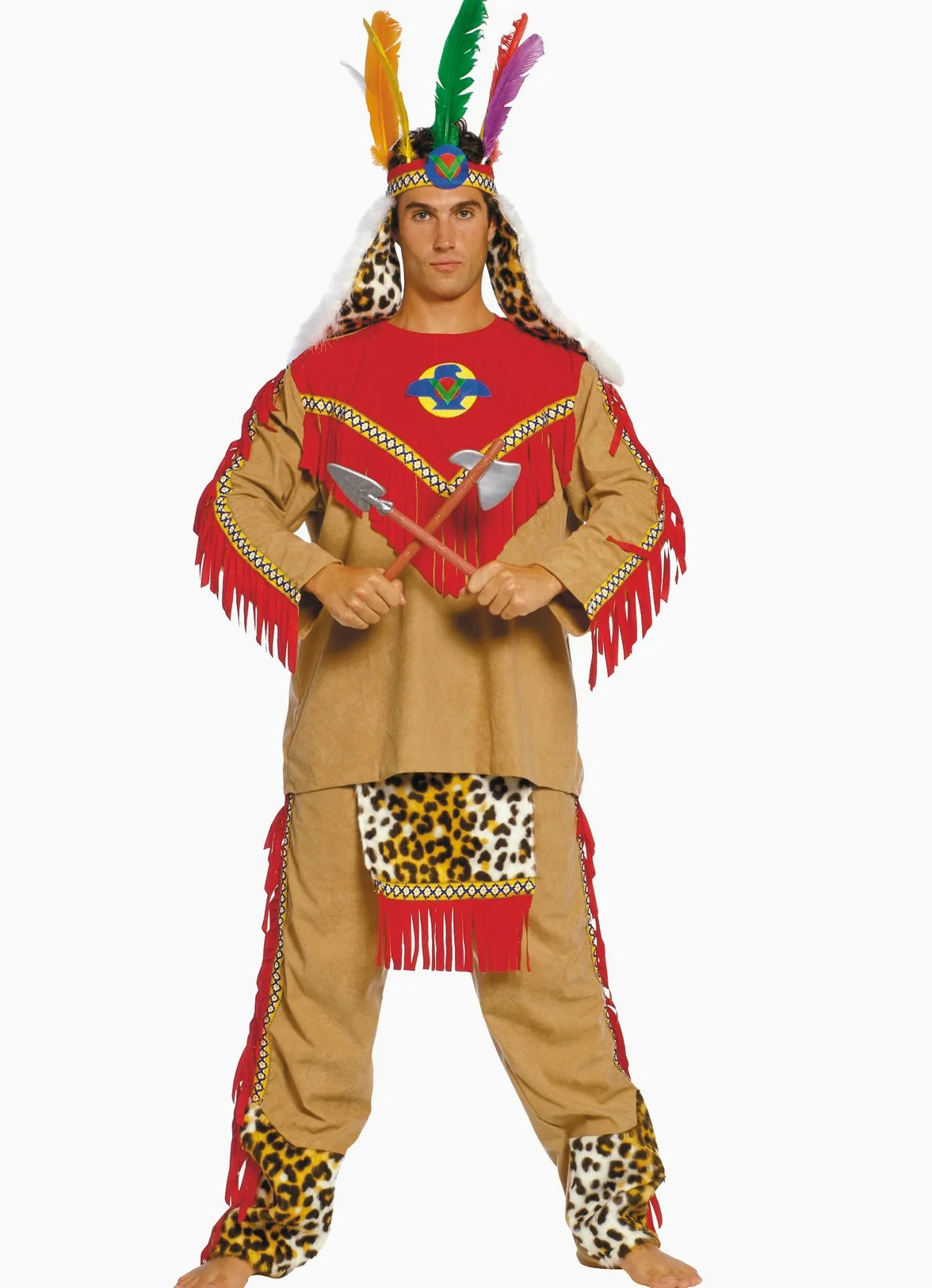 chiber - Disfraz de Jefe Indio Apache. Talla única (L/XL)