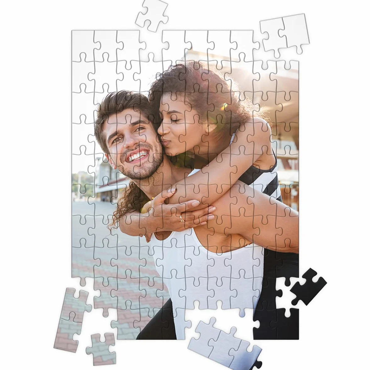 Puzzle Personalizado 100 Piezas con Foto y Texto, Regalo Original